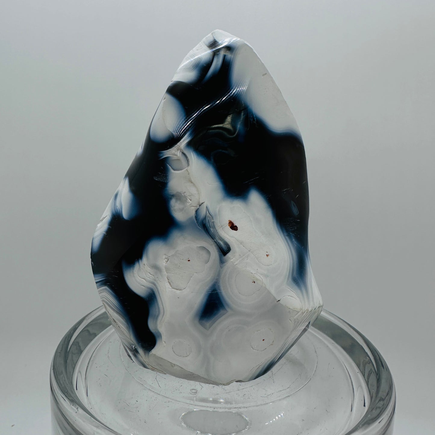 Orca Agate Flames