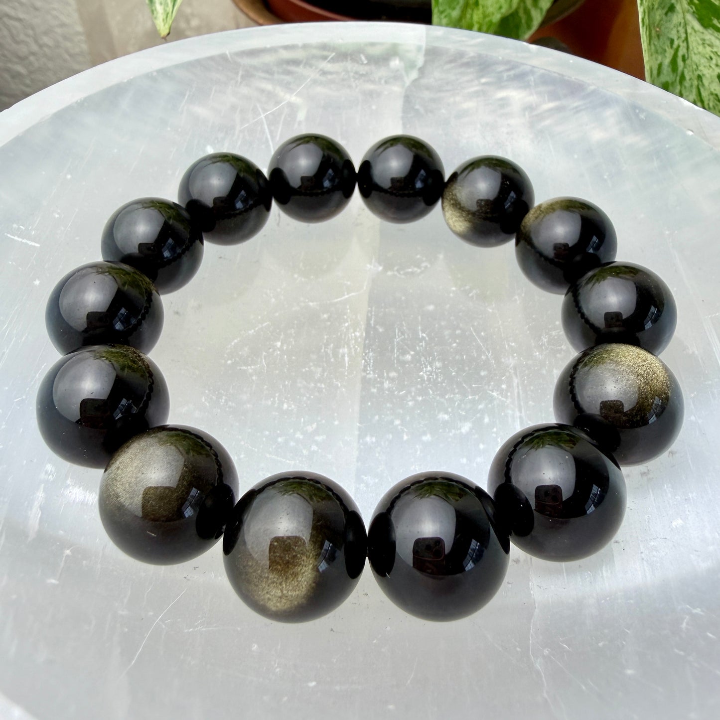 9–16mm Crystal Bead Bracelets – Genuine Gemstones
