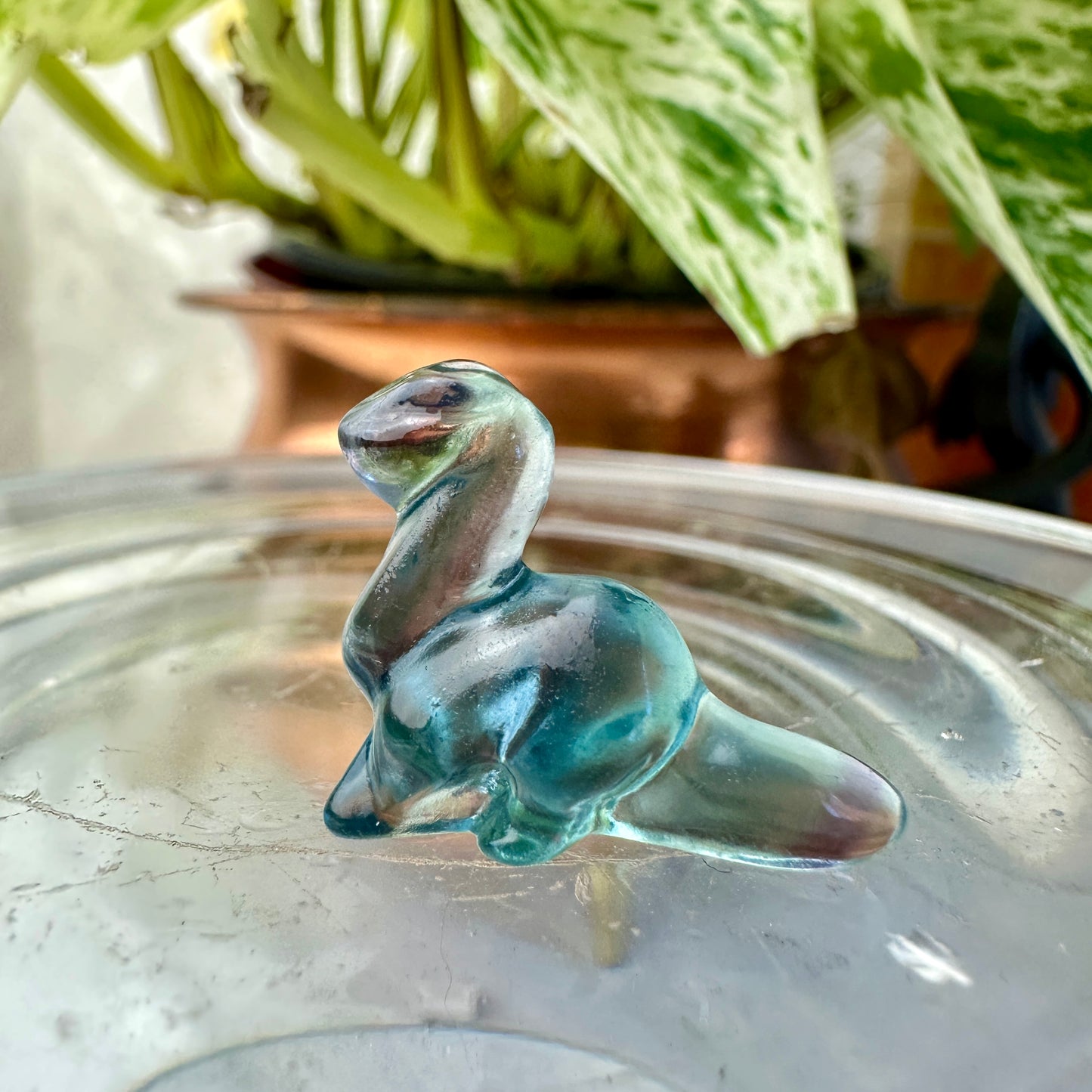 Mini Fluorite Crystal Figurines - Micro Mini Figurines - Natural Crystal Home Decor
