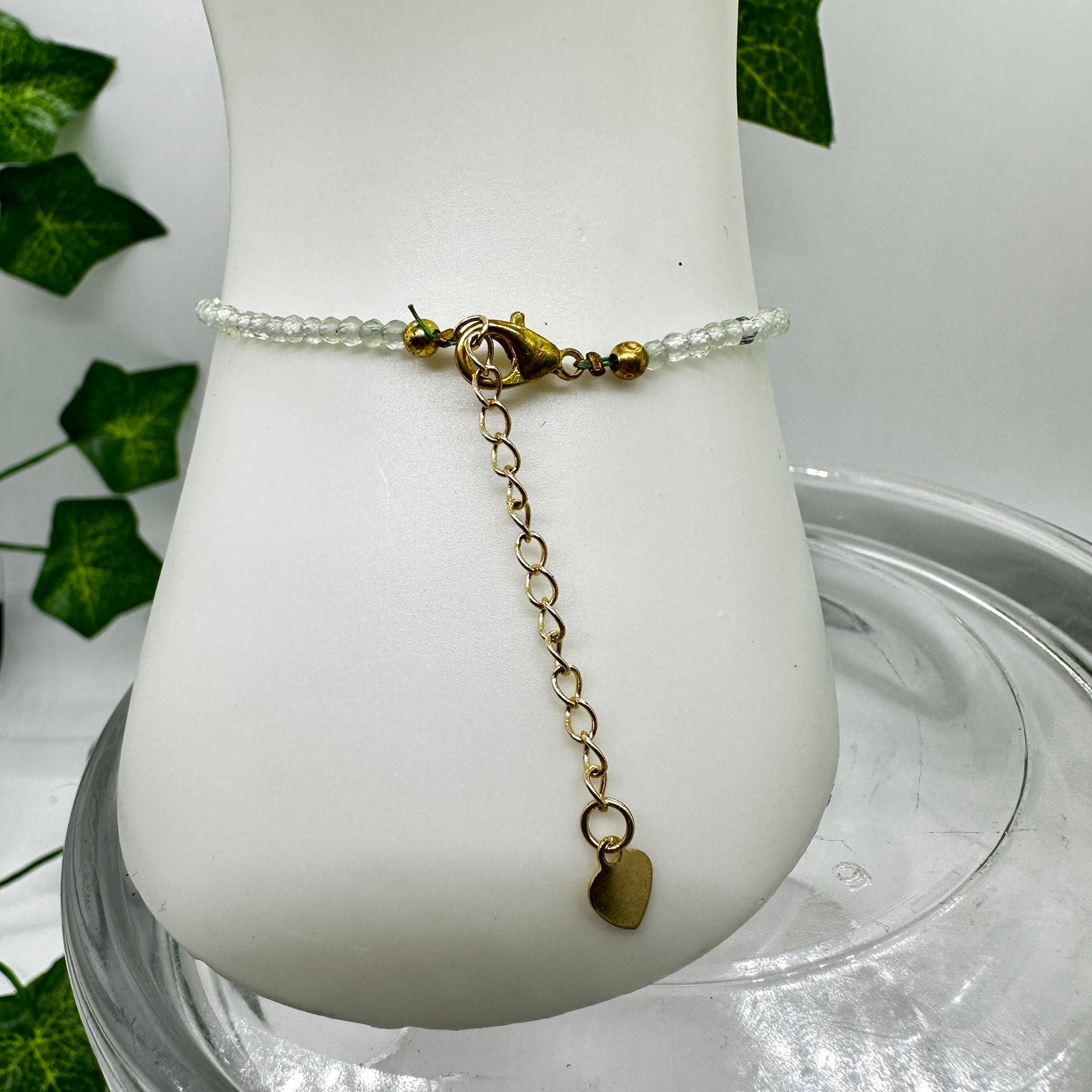 Minimalist Faceted Peridot Bracelet - Katie's Mystic Crystals
