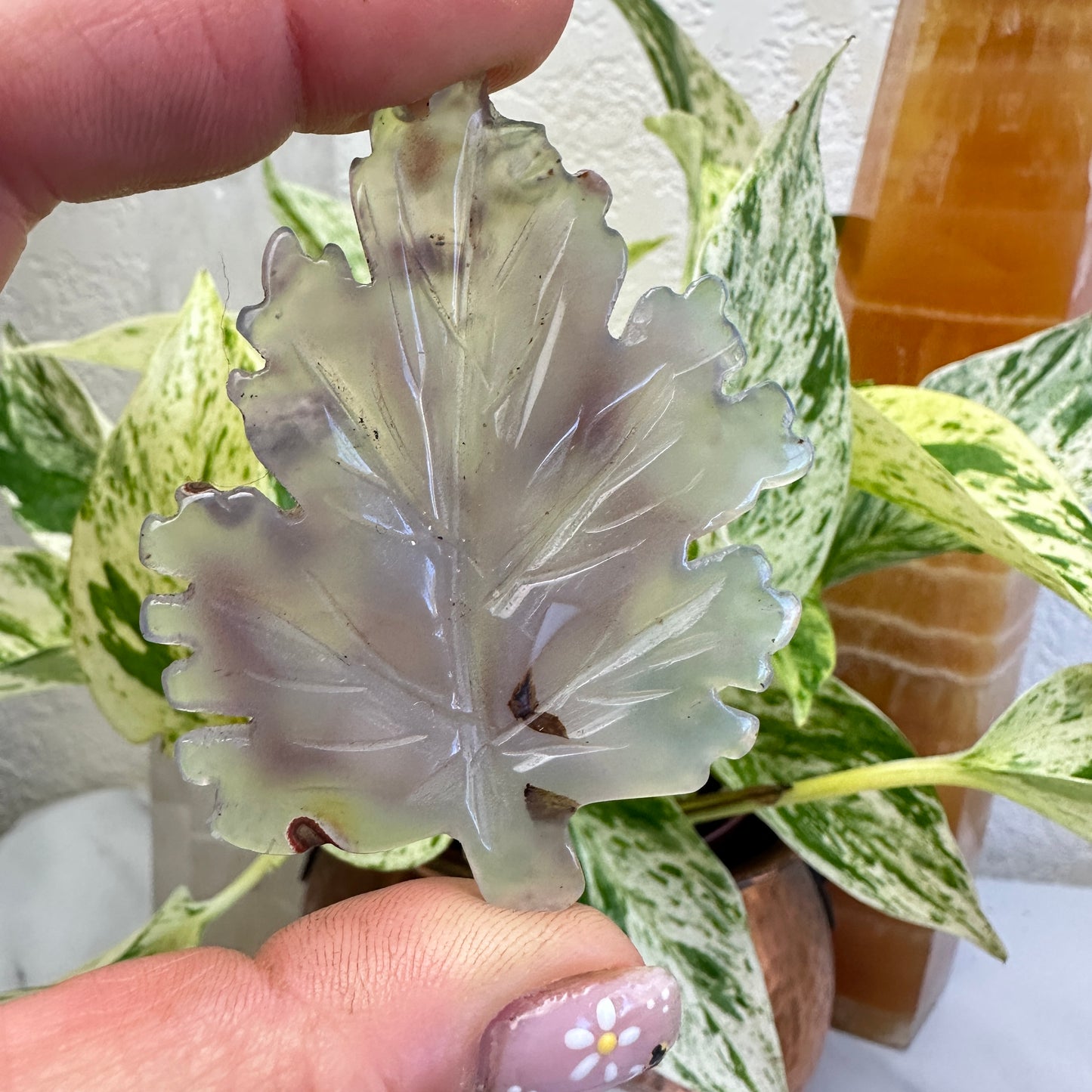 Agate Leaves - You Chose - Katie's Mystic Crystals