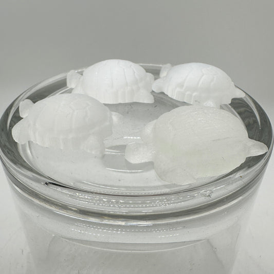 Satin Spar Turtle 1.8in