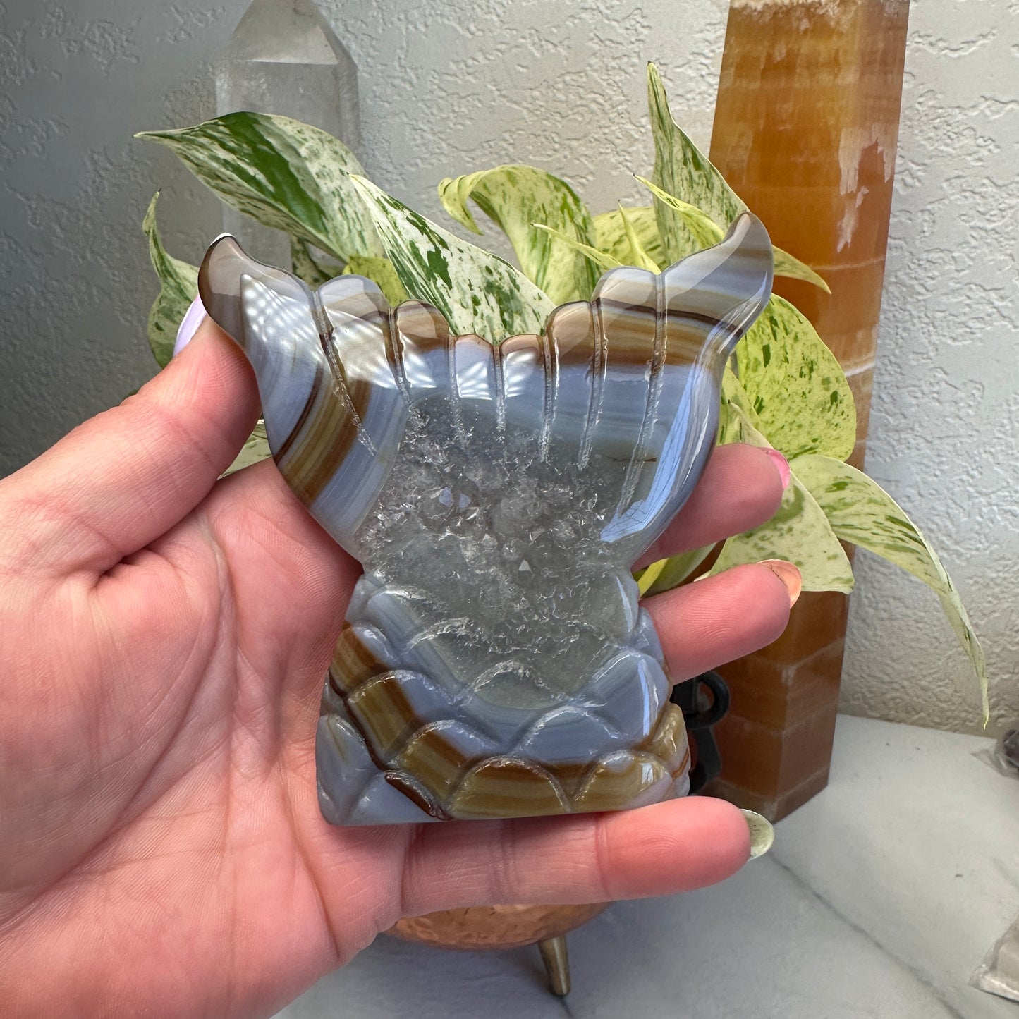 Druzy Agate Mermaid Tails - Katie's Mystic Crystals