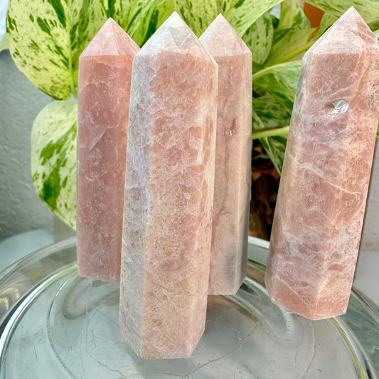 Pink Opal Points — 3 inch
Emotional Healing | Self-Love | Gentle Release