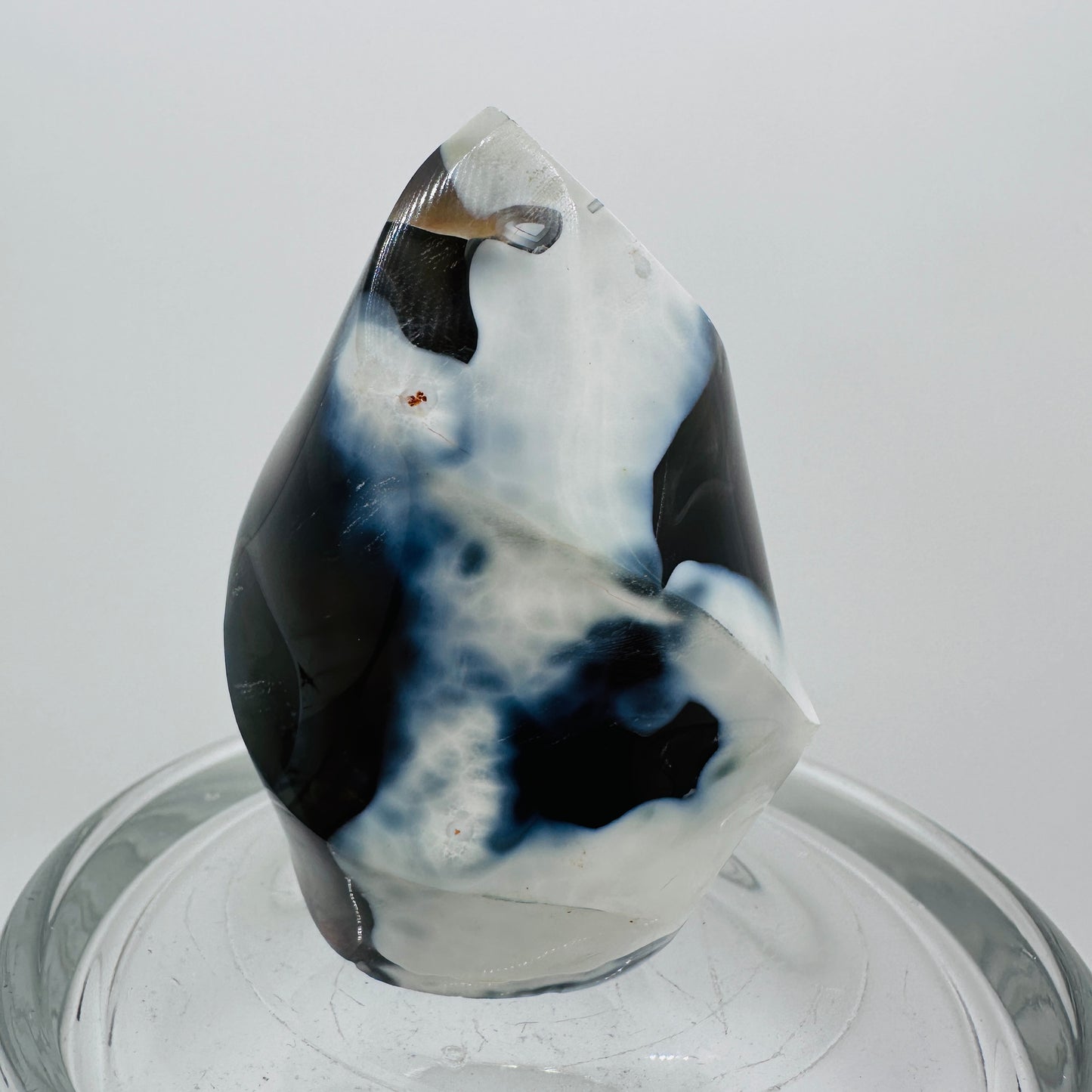 Orca Agate Flames