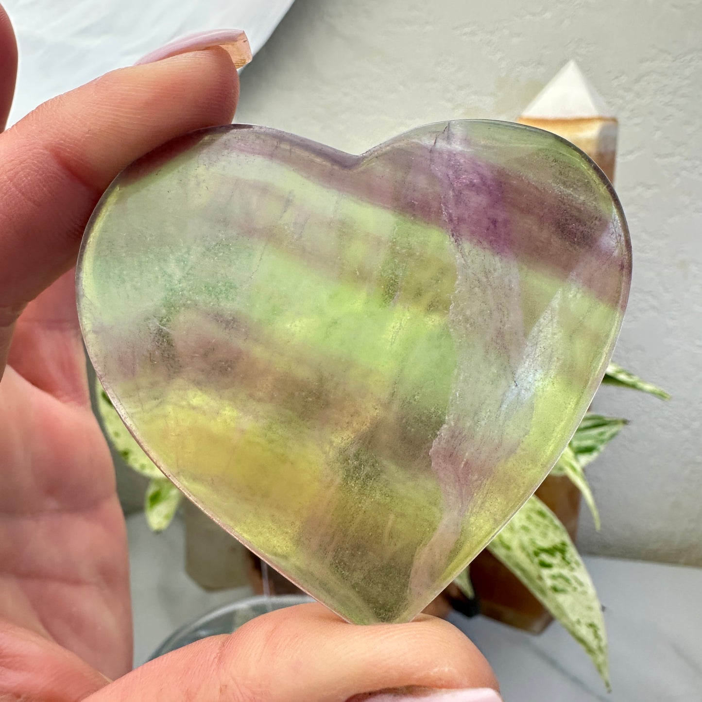 Candy Fluorite Heart