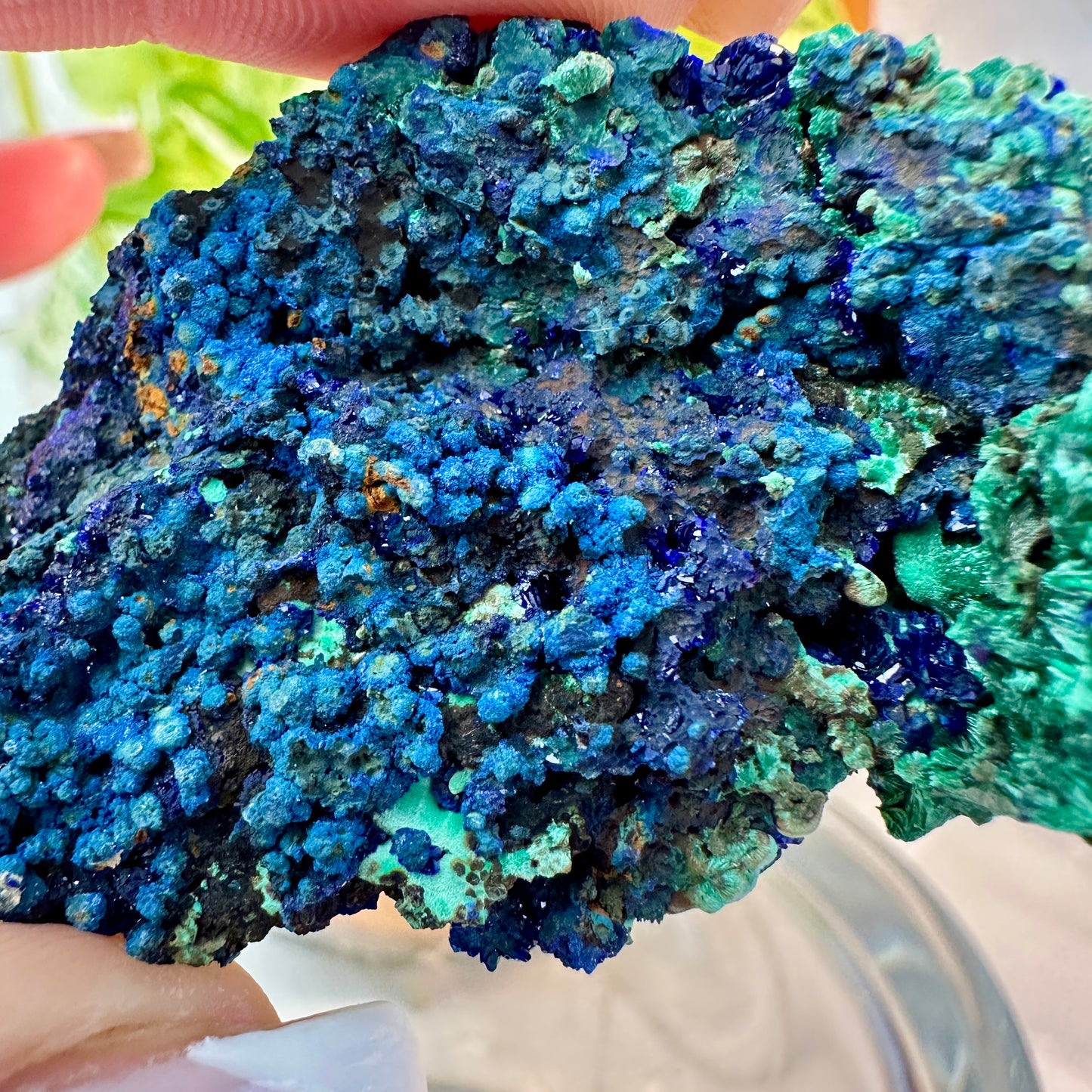 Azurite & Malachite Specimen — 36 grams | Morocco
Third Eye Activation | Transformation | Heart Healing