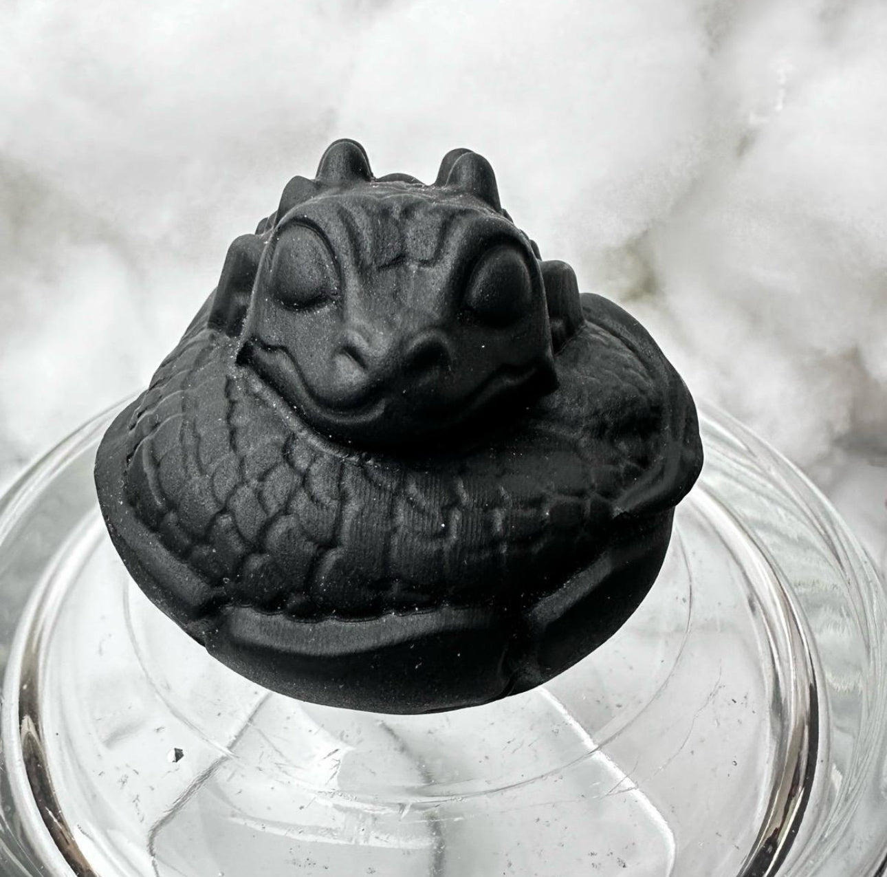 Obsidian Dragon in Egg