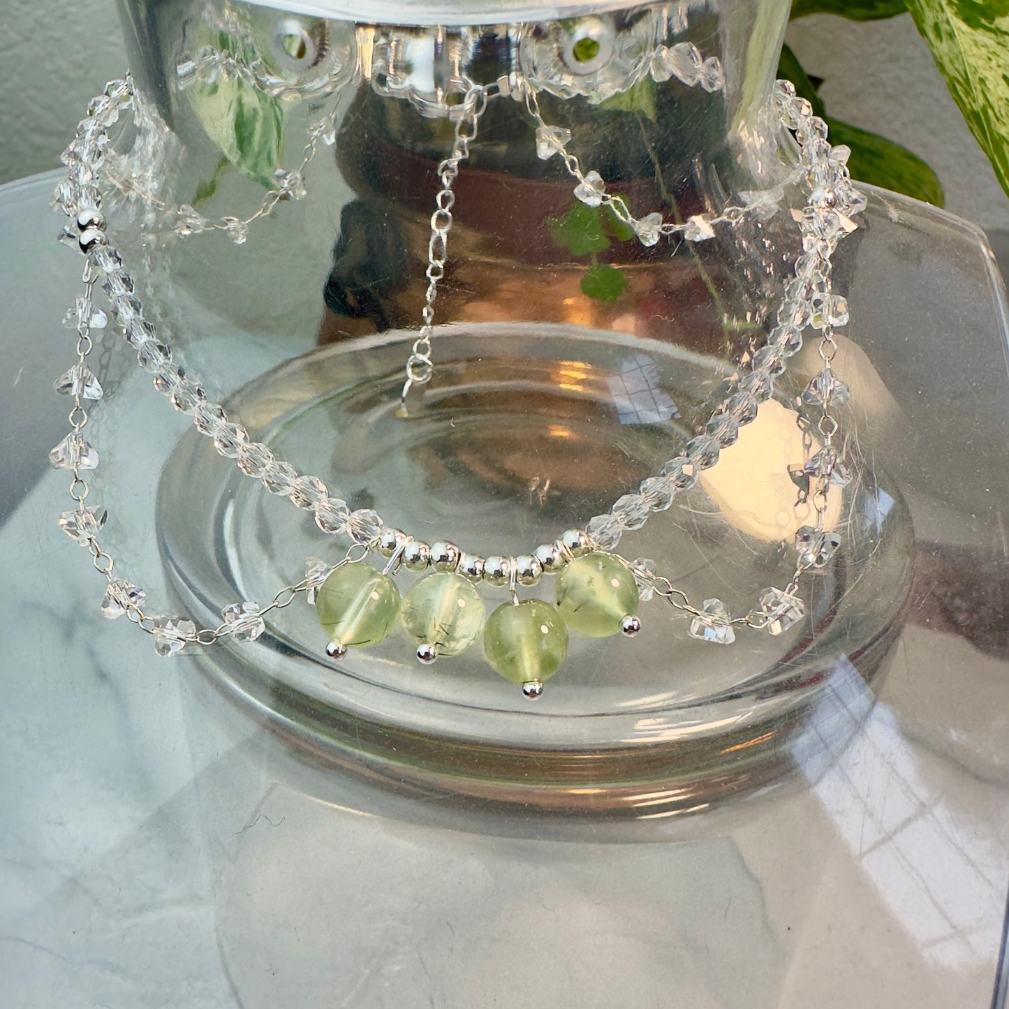 Whimsical Fairy Crystal Anklets — Adjustable | Choose Your Crystal