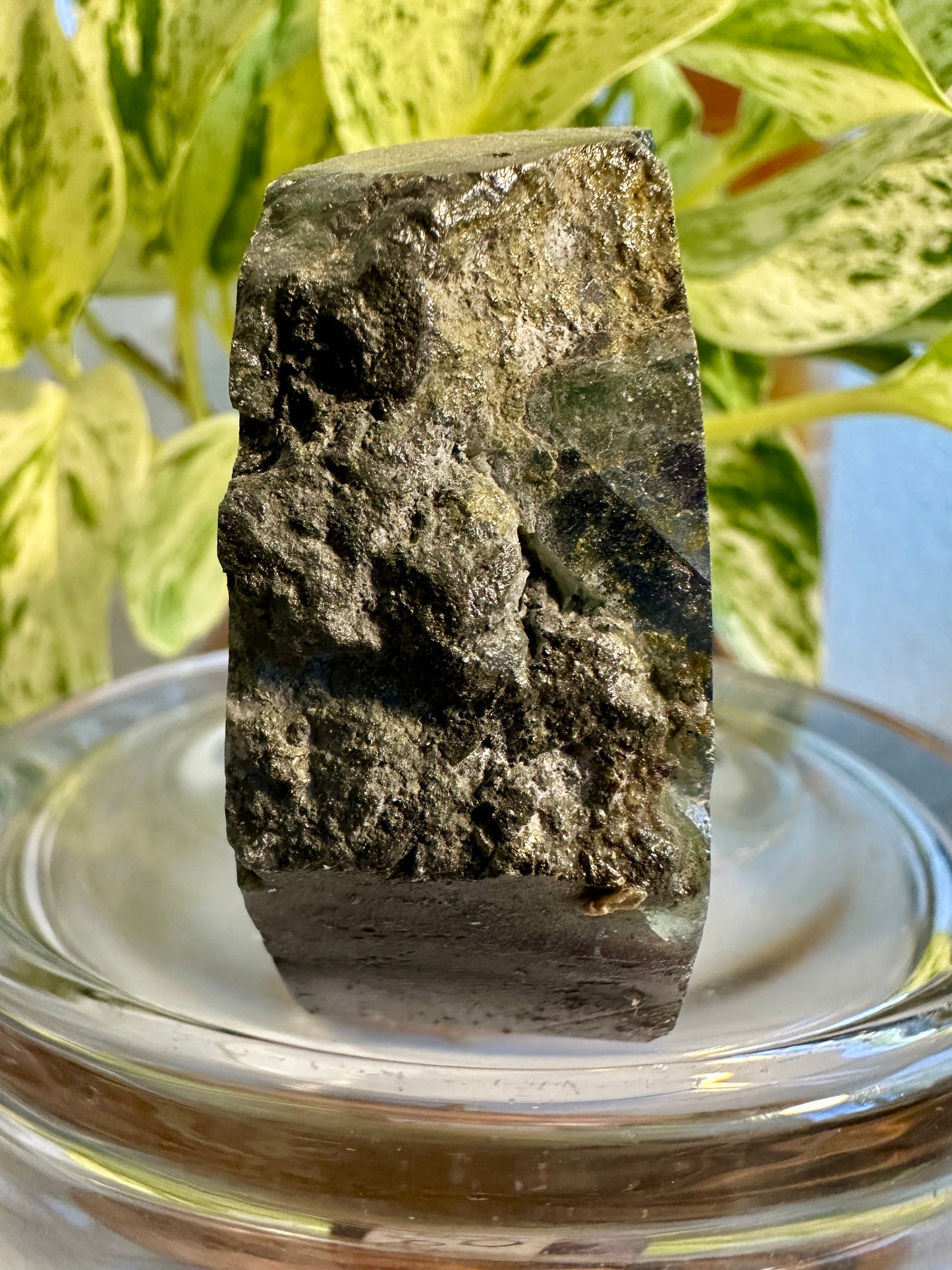 Pyrite in Fluorite Raw Edge Tower — D
2.3 in tall × 1.7 in wide × 0.9 in thick | 5 oz
Focus | Protection | Abundance Mindset - Katie's Mystic Crystals