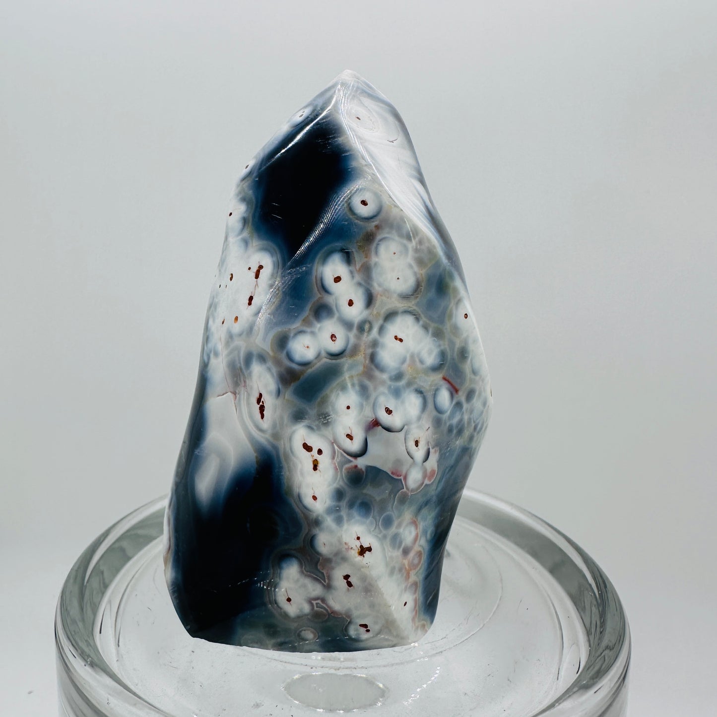 Orca Agate Flames