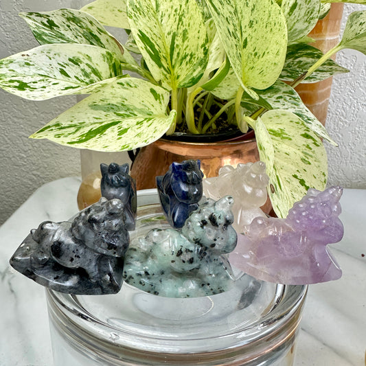 Mini Crystal Unicorn Rocker - 1.6 inch - Katie's Mystic Crystals