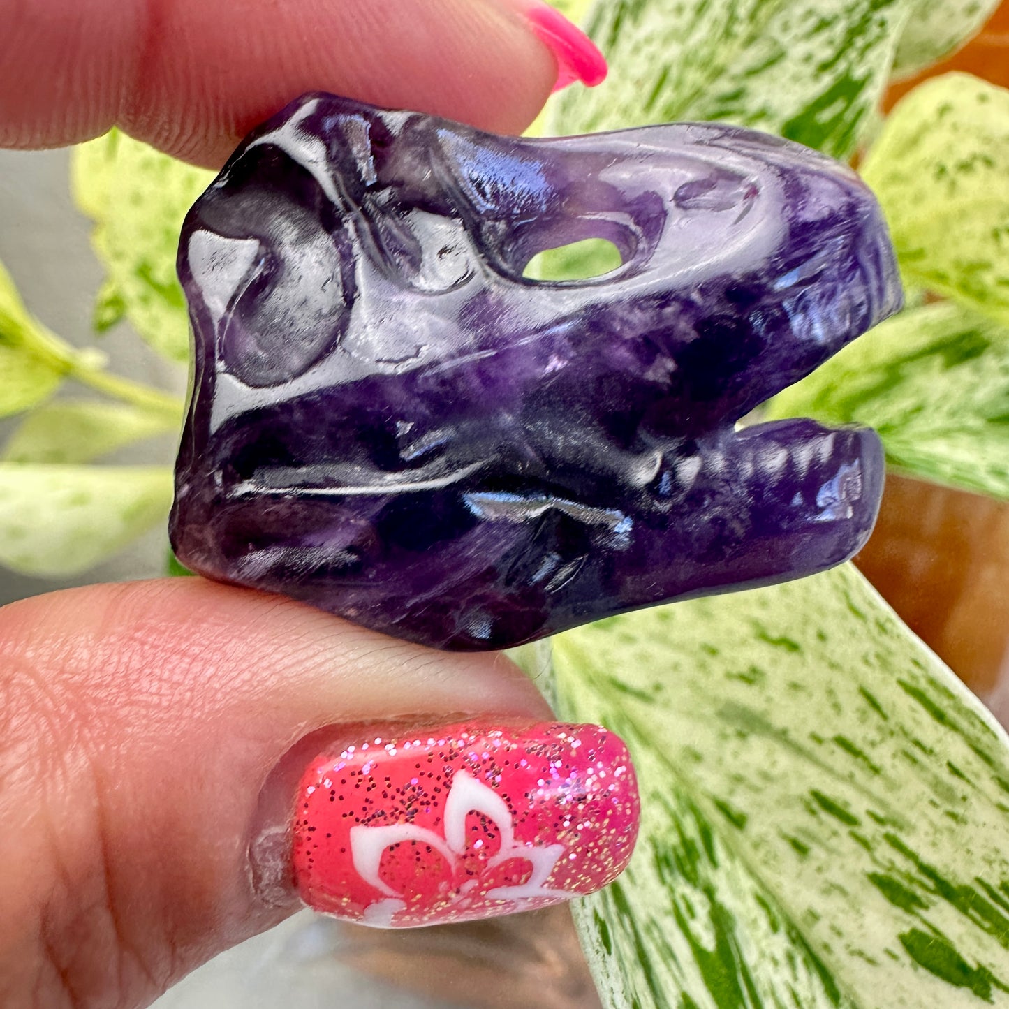 Crystal T-Rex Skulls