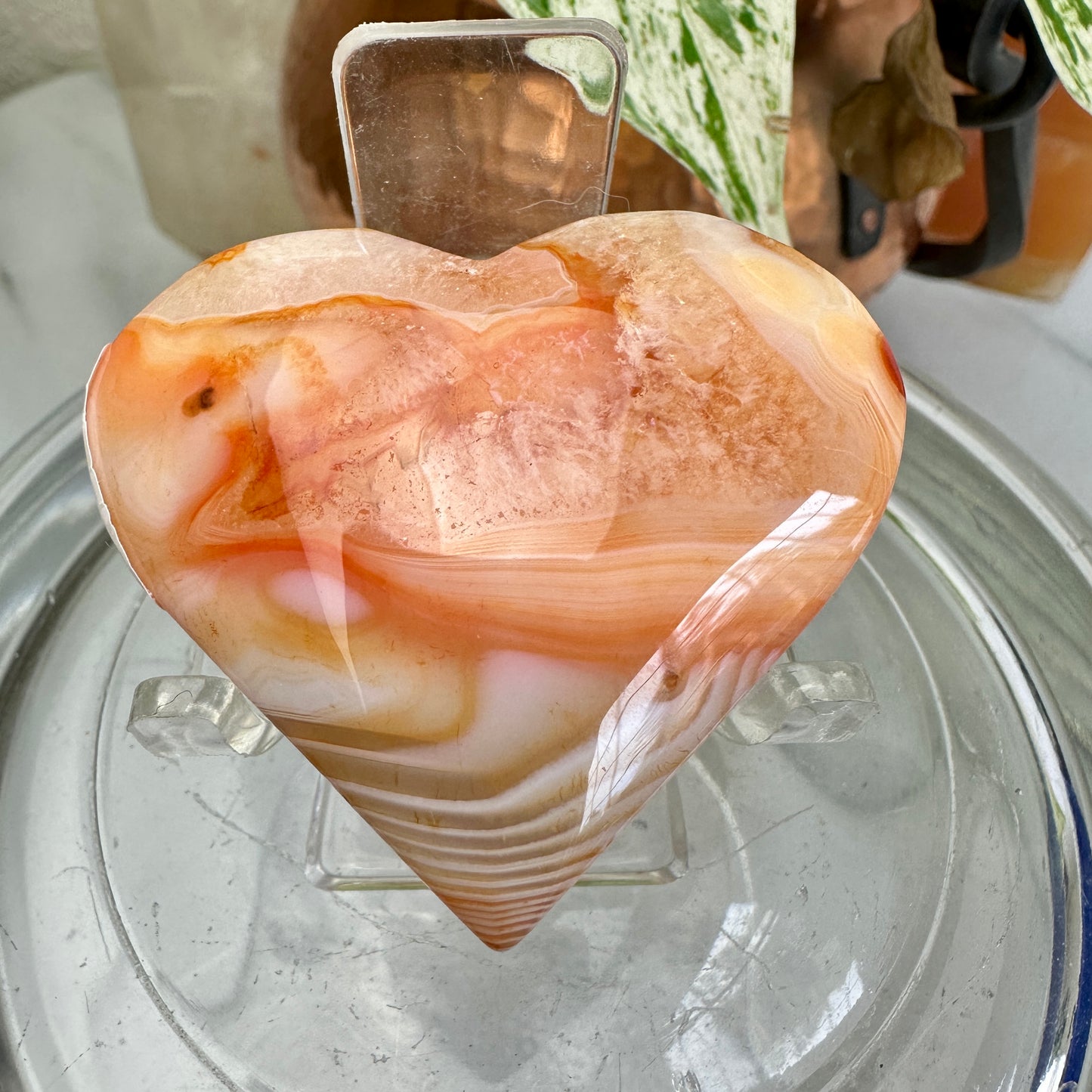Carnelian Agate Hearts
