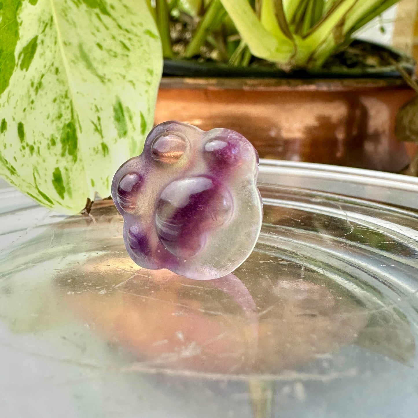 Mini Fluorite Crystal Figurines - Micro Mini Figurines - Natural Crystal Home Decor