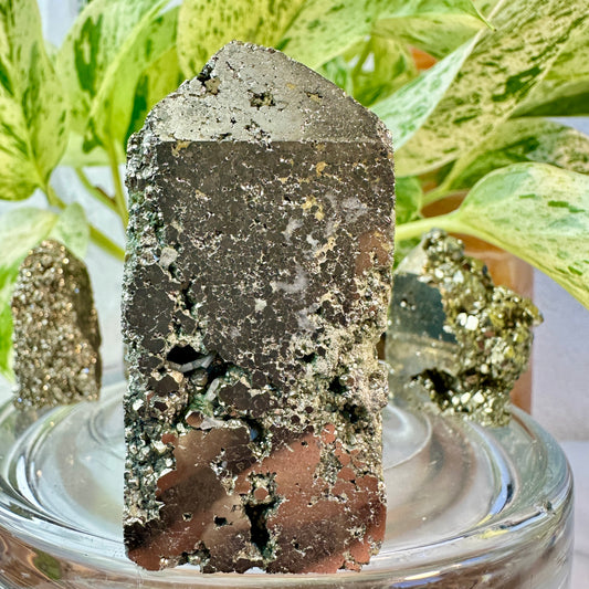 Pyrite Points with Natural Cubes — You Pick
Confidence | Prosperity | Protection - Katie's Mystic Crystals