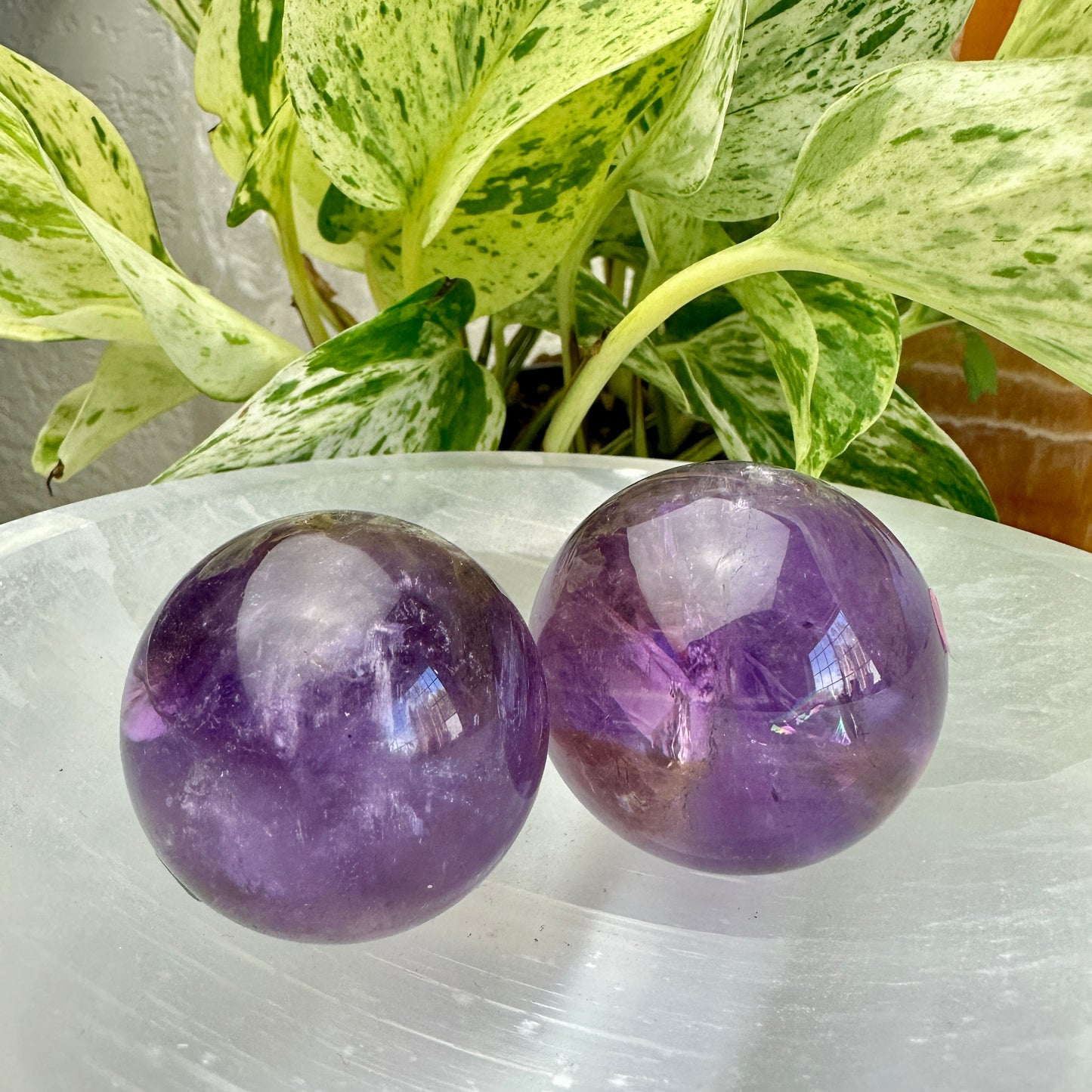 Ametrine Spheres