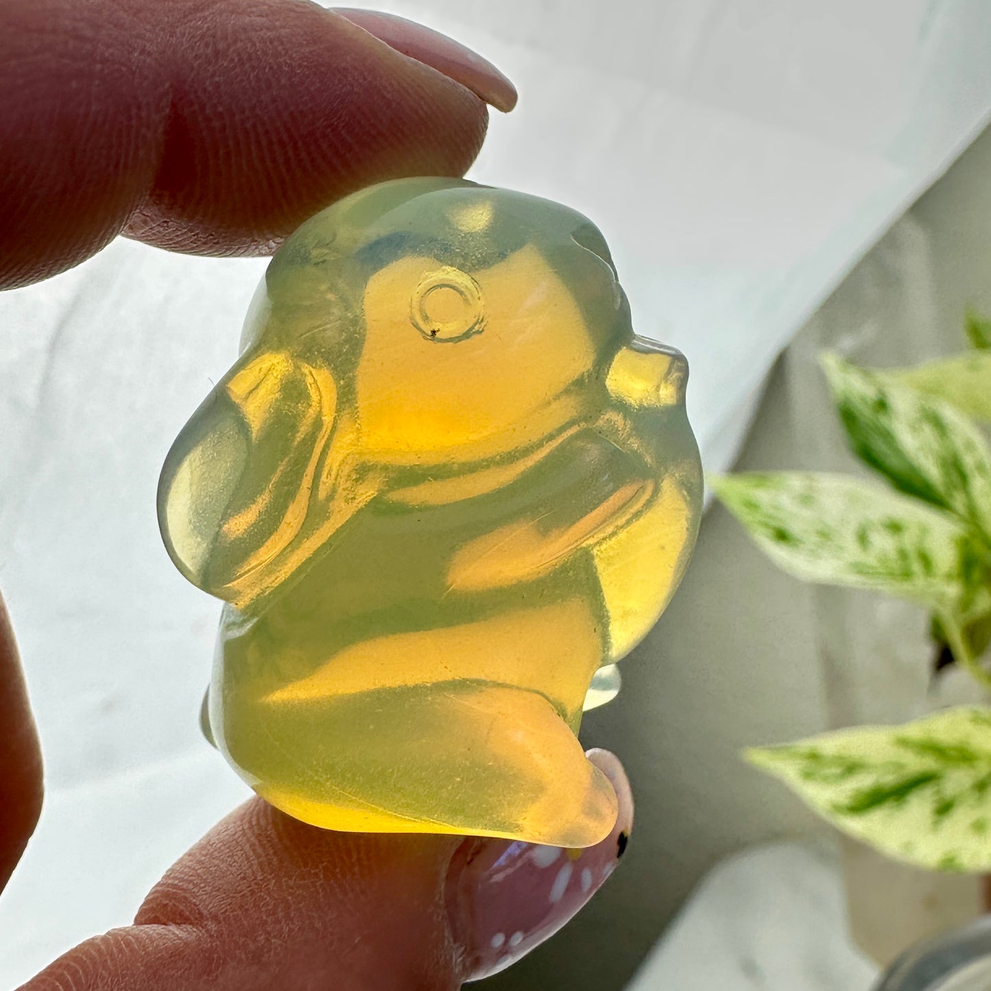 Adorable Opalite Bunny - Opalite is Man Made