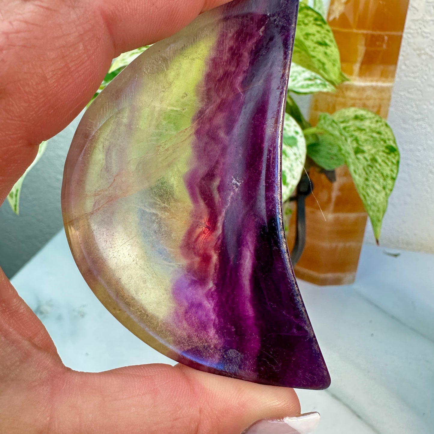 Rainbow Fluorite Bowls — Heart, Moon, Cat
Clarity | Harmony | Spiritual Flow - Katie's Mystic Crystals