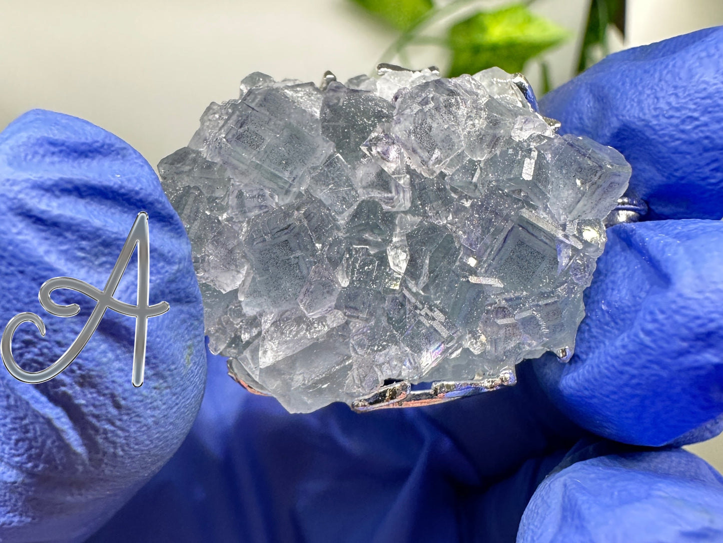 Yaogangxian Ice Blue Fluorite Pendant, You Chose, Cubic Fluorite, American Seller, Crystals, Blue Fluorite Specimen, Fluorite Pendant, Gift