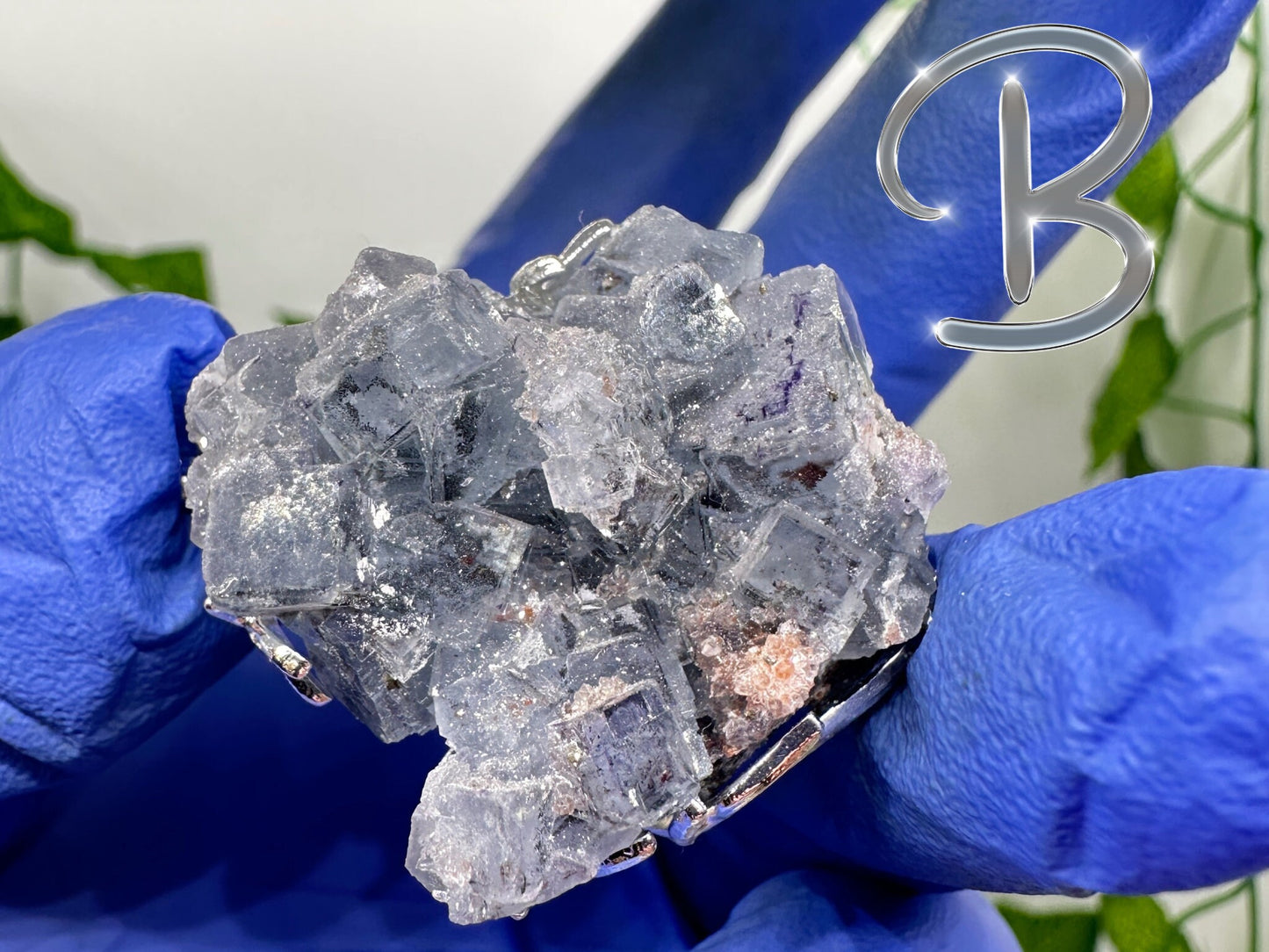Yaogangxian Ice Blue Fluorite Pendant, You Chose, Cubic Fluorite, American Seller, Crystals, Blue Fluorite Specimen, Fluorite Pendant, Gift