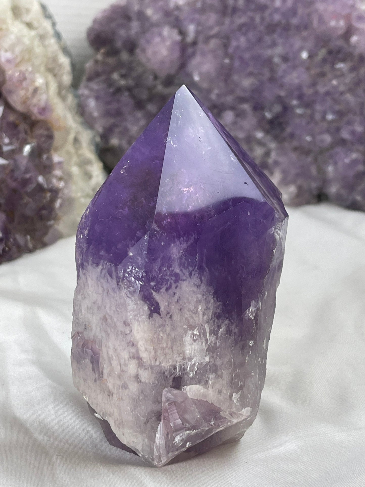 Large High-Quality Amethyst (A) Grape Jelly Amethyst, Amethyst Point, Amethyst Tooth, Amethyst Root, Large Amethyst, Statement Crystals,Gift