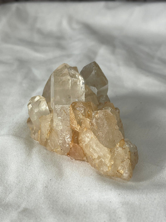 Stunning Clear Quartz Cluster (B) clarity, enhance, protection, energy - Katie's Mystic Crystals