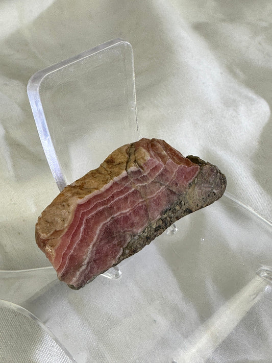 Rhodochrosite Small Slab (G) Pink Crystal, Rhodochrosite, Mom Gift, Healing Crystal, Gifts for Her, Rhodochrosite Stone, Unique Gift