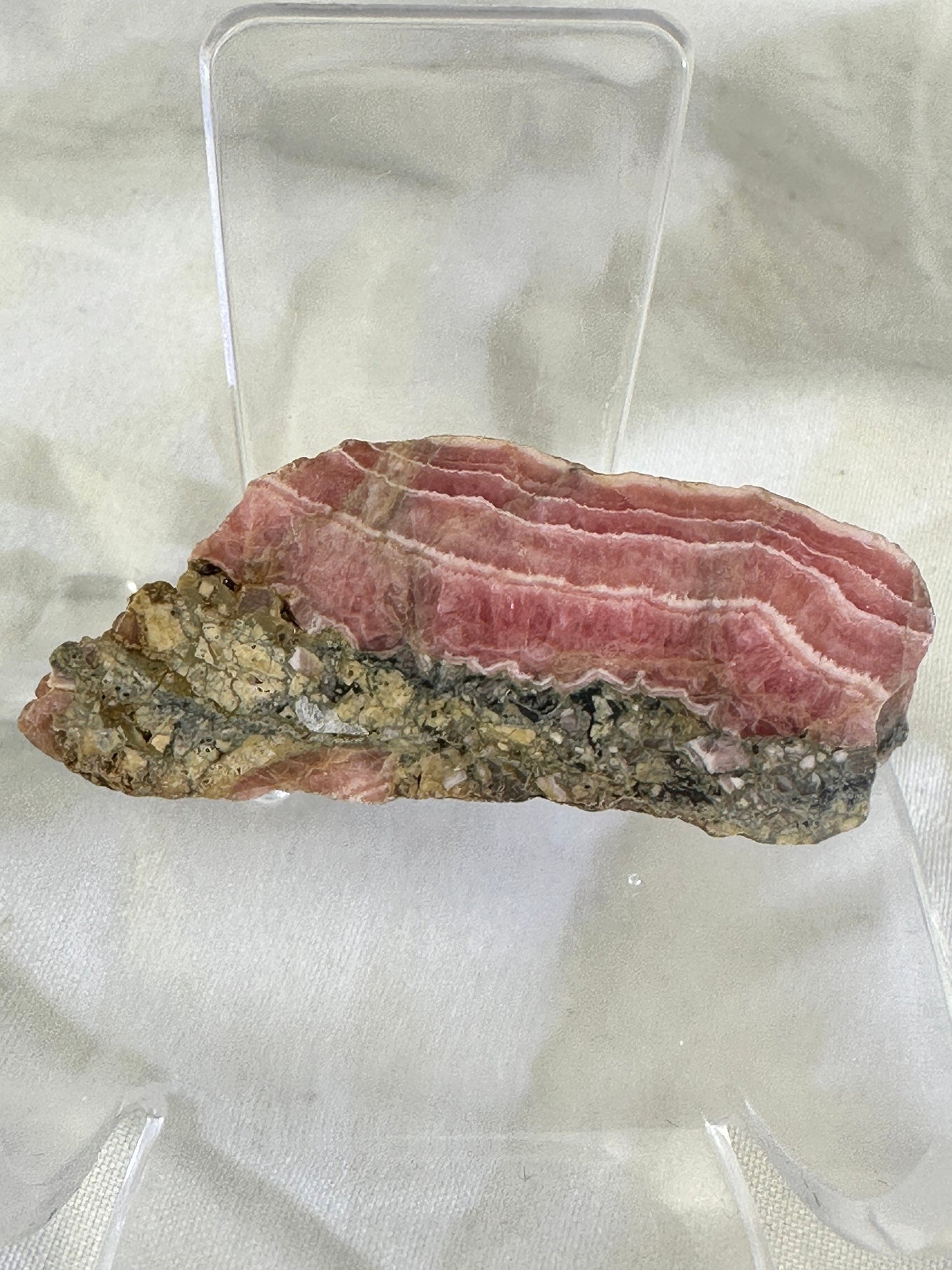 Rhodochrosite Small Slab (G) Pink Crystal, Rhodochrosite, Mom Gift, Healing Crystal, Gifts for Her, Rhodochrosite Stone, Unique Gift