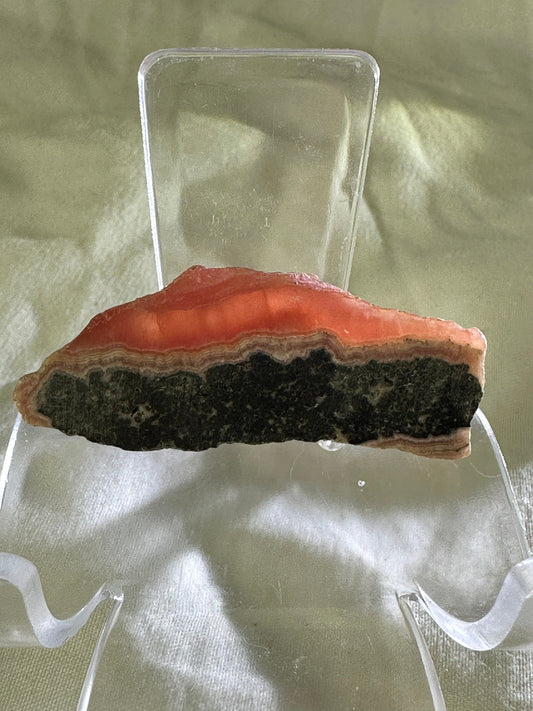 Rhodochrosite Small Slab (F) Pink Crystal, Rhodochrosite, Mom Gift, Healing Crystal, Gifts for Her, Rhodochrosite Stone, Unique Gift