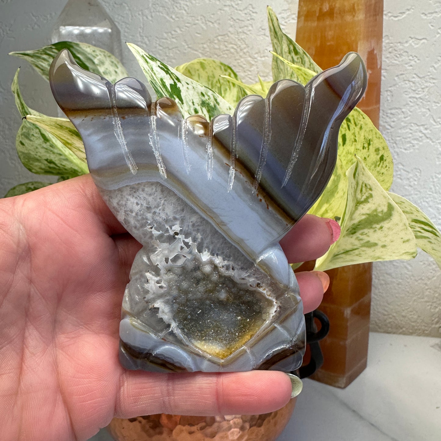 Druzy Agate Mermaid Tails - Katie's Mystic Crystals