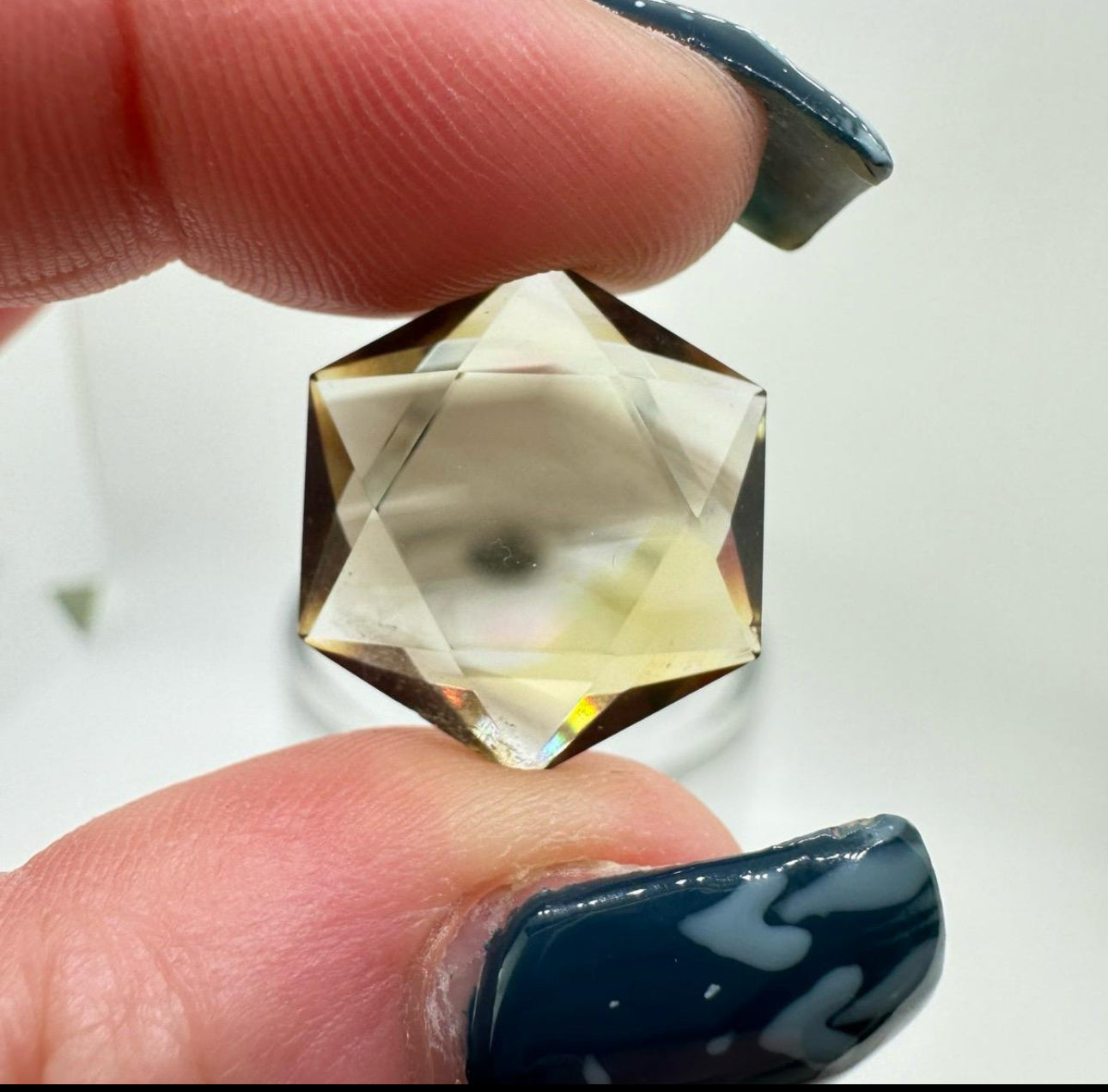 Crystal Hexagons .72in