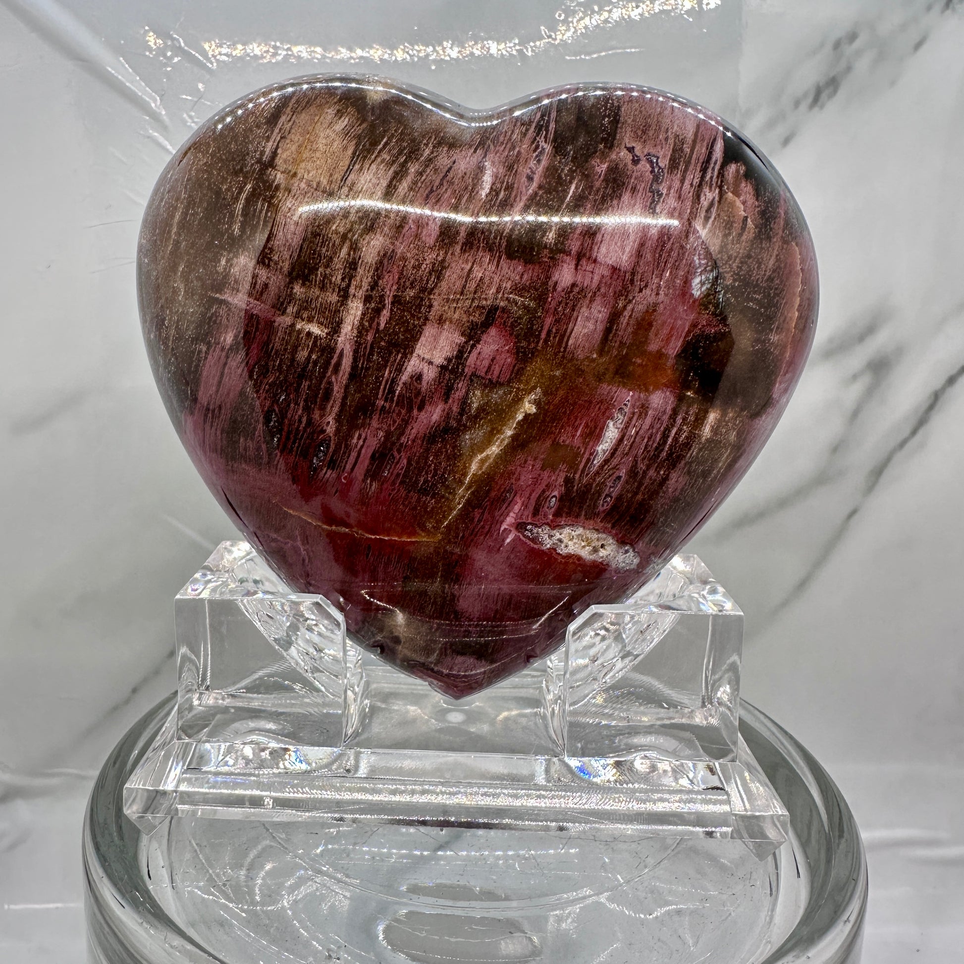 Crystal Stand for hearts, palms, freeforms, specimen - Katie's Mystic Crystals
