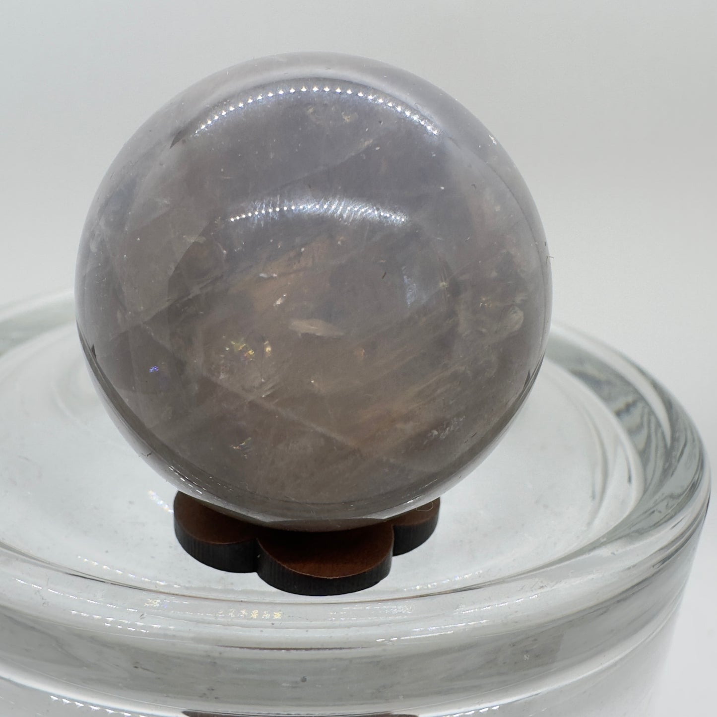 Blue Rose Quartz Sphere - Katie's Mystic Crystals