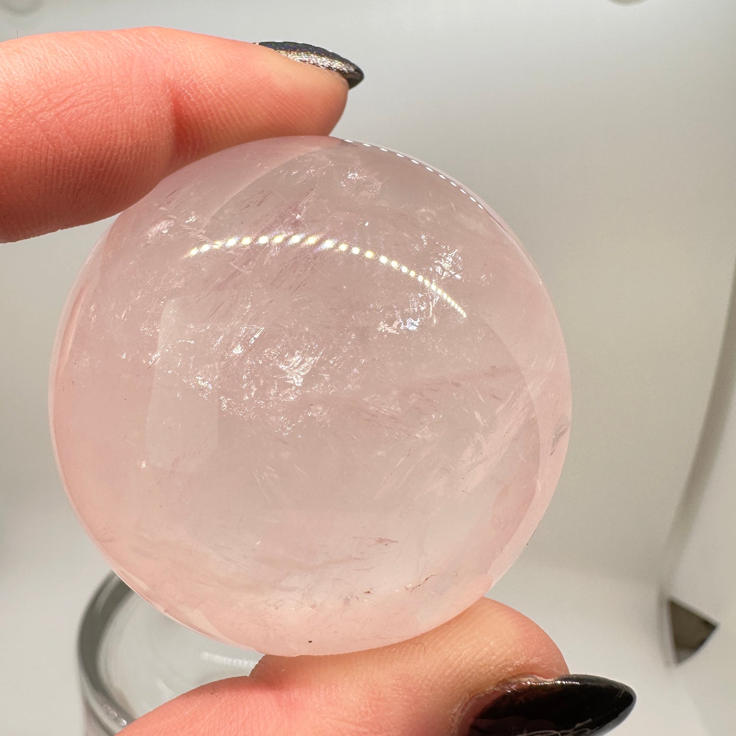 Rose Quartz Palm Stones - Katie's Mystic Crystals