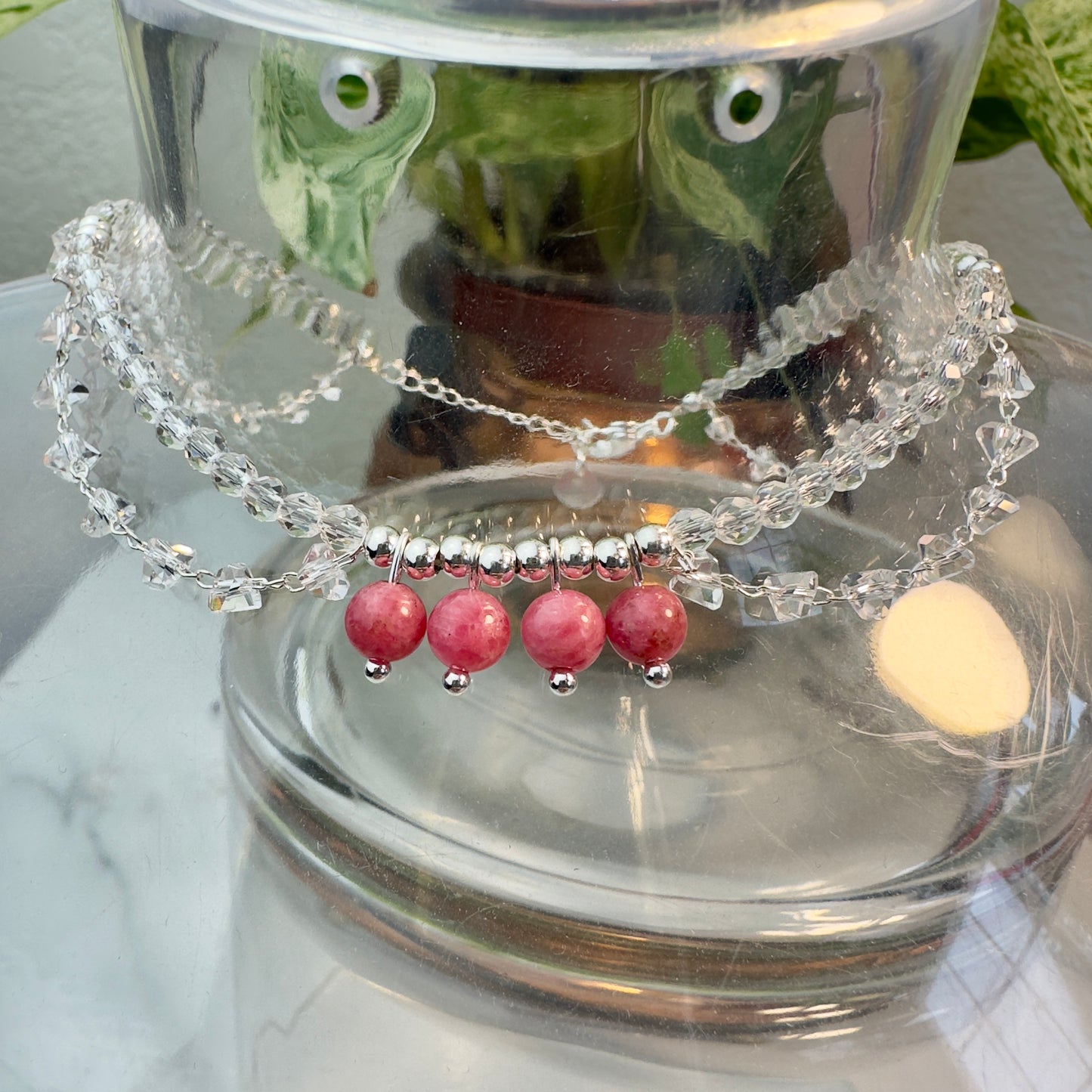 Whimsical Fairy Crystal Anklets — Adjustable | Choose Your Crystal
