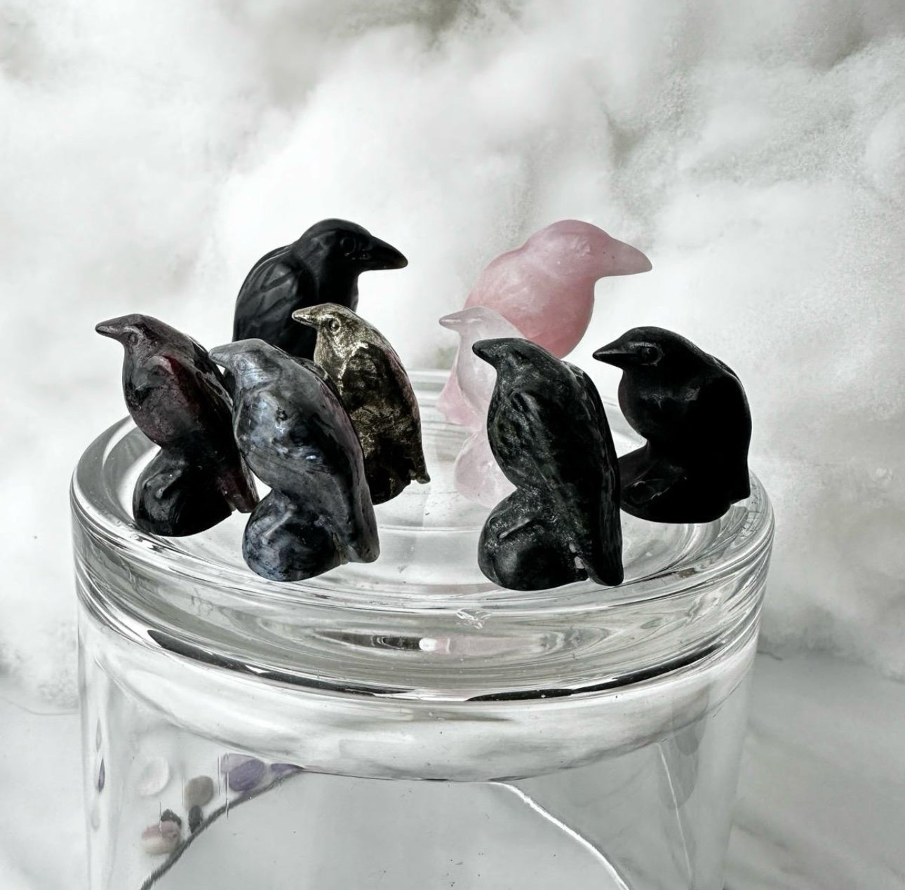 Crystal Baby Ravens - Katie's Mystic Crystals