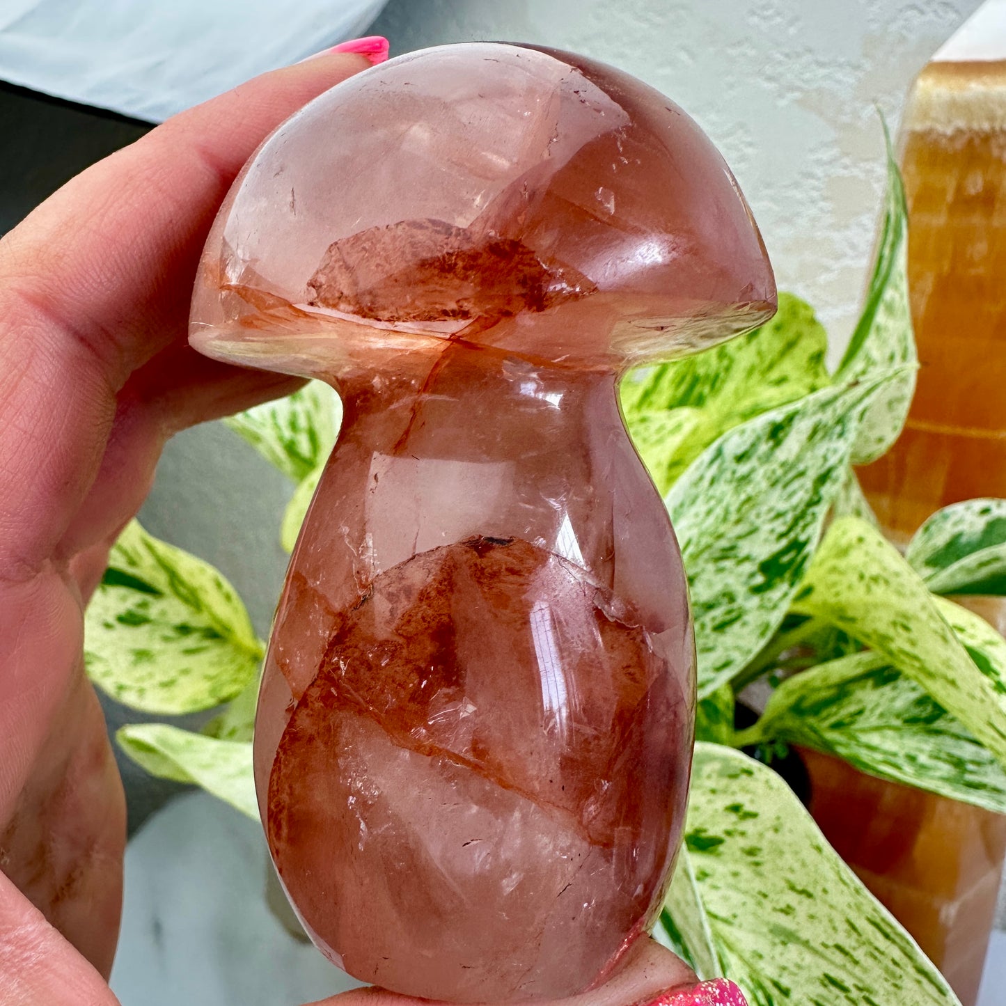 Fire Quartz Mushrooms - Katie's Mystic Crystals