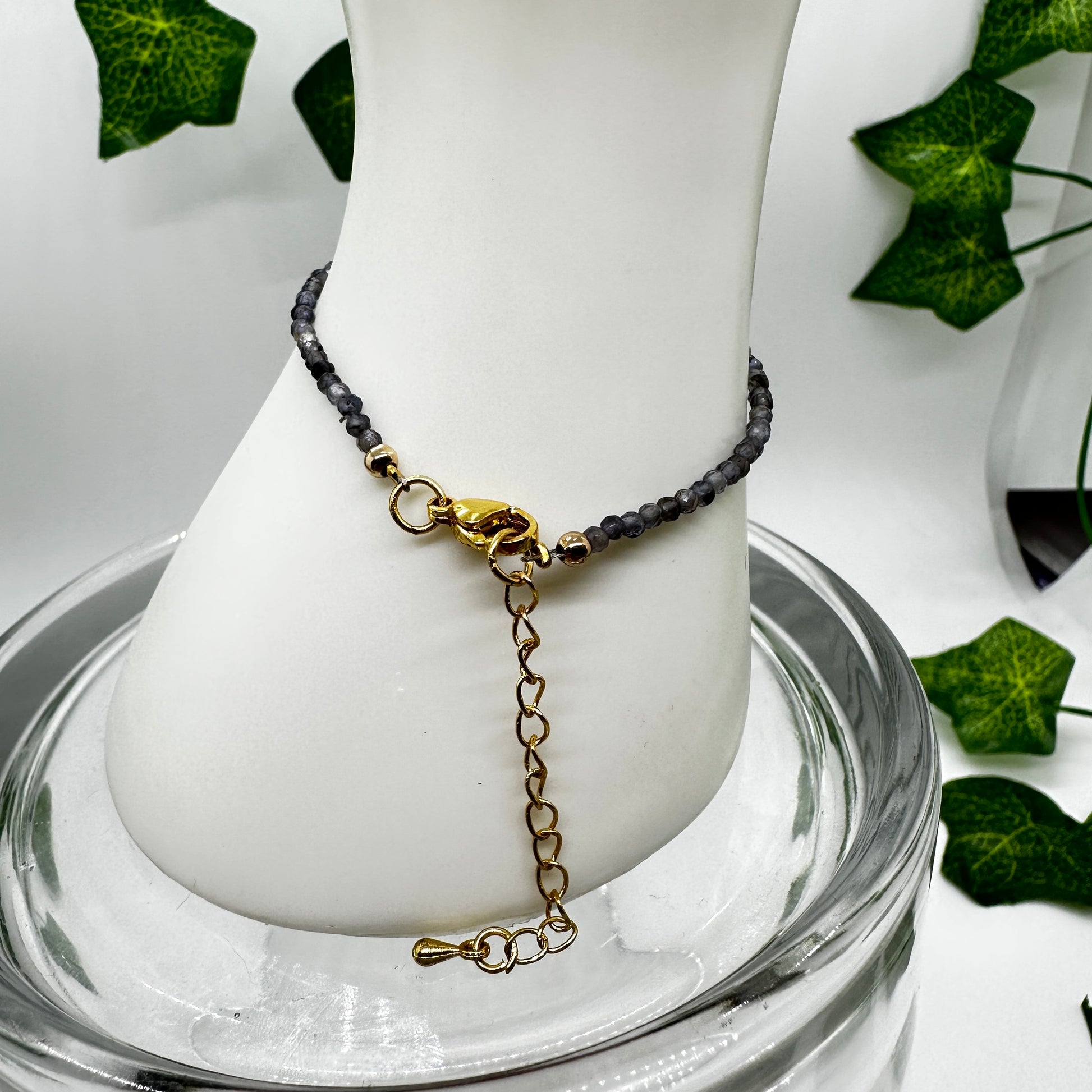 Minimalist Cordierite Bracelet - Katie's Mystic Crystals