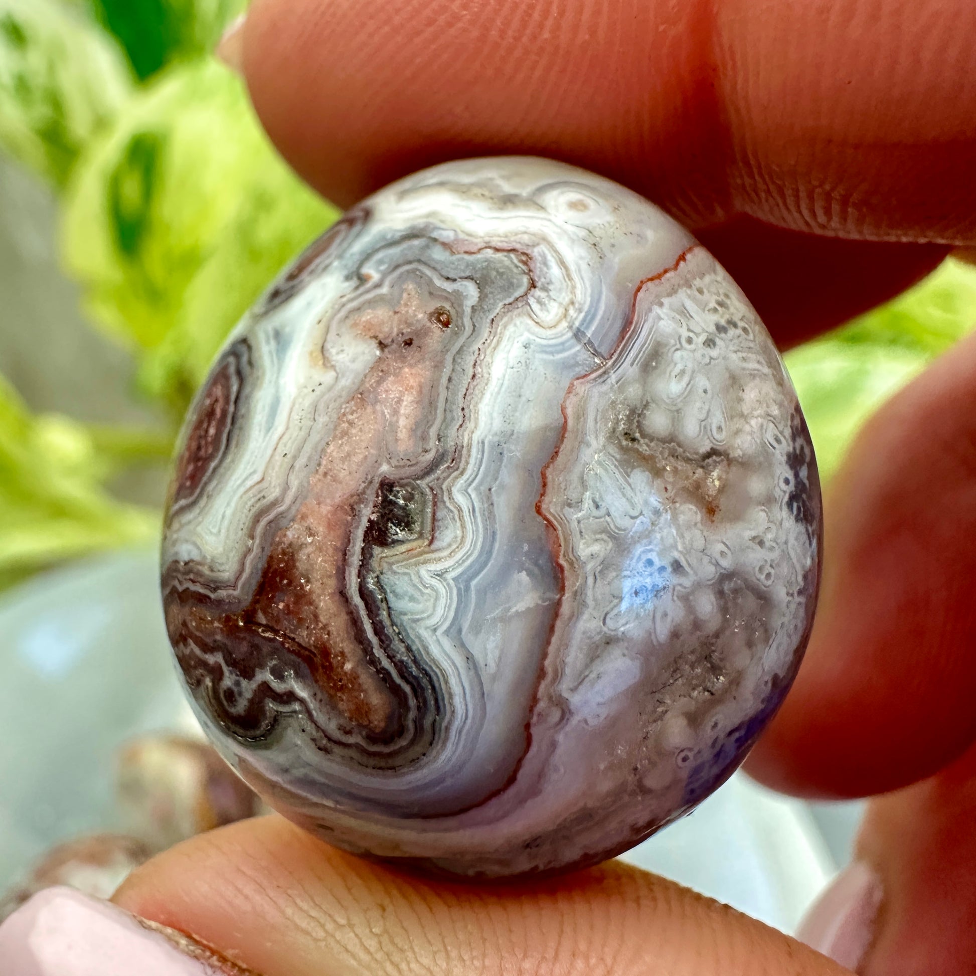 Crazy Lace Agate Tumbles - Katie's Mystic Crystals