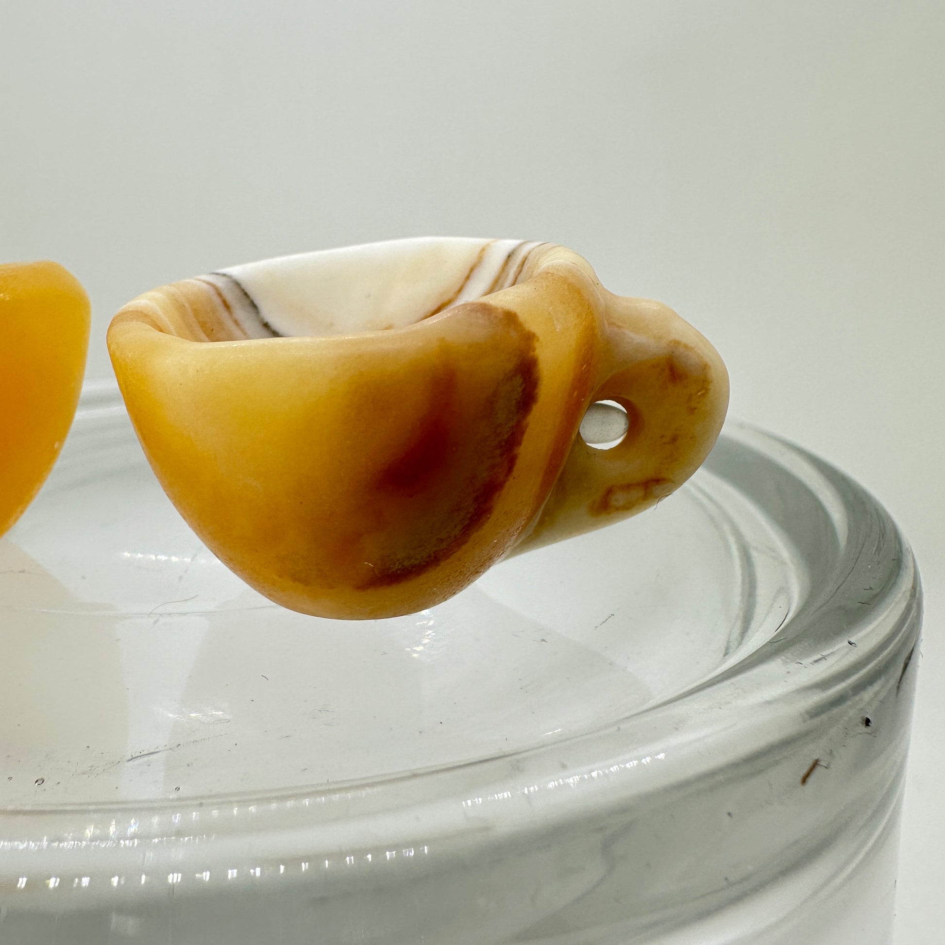 Yellow Calcite Mini Tea Cups - Katie's Mystic Crystals