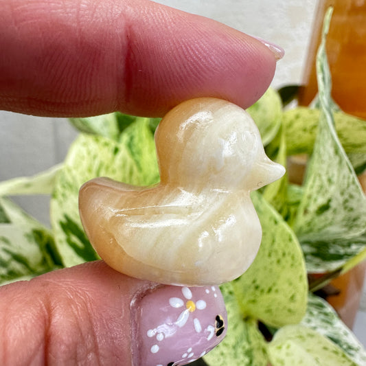 Mini Calcite Duck - 1 inch