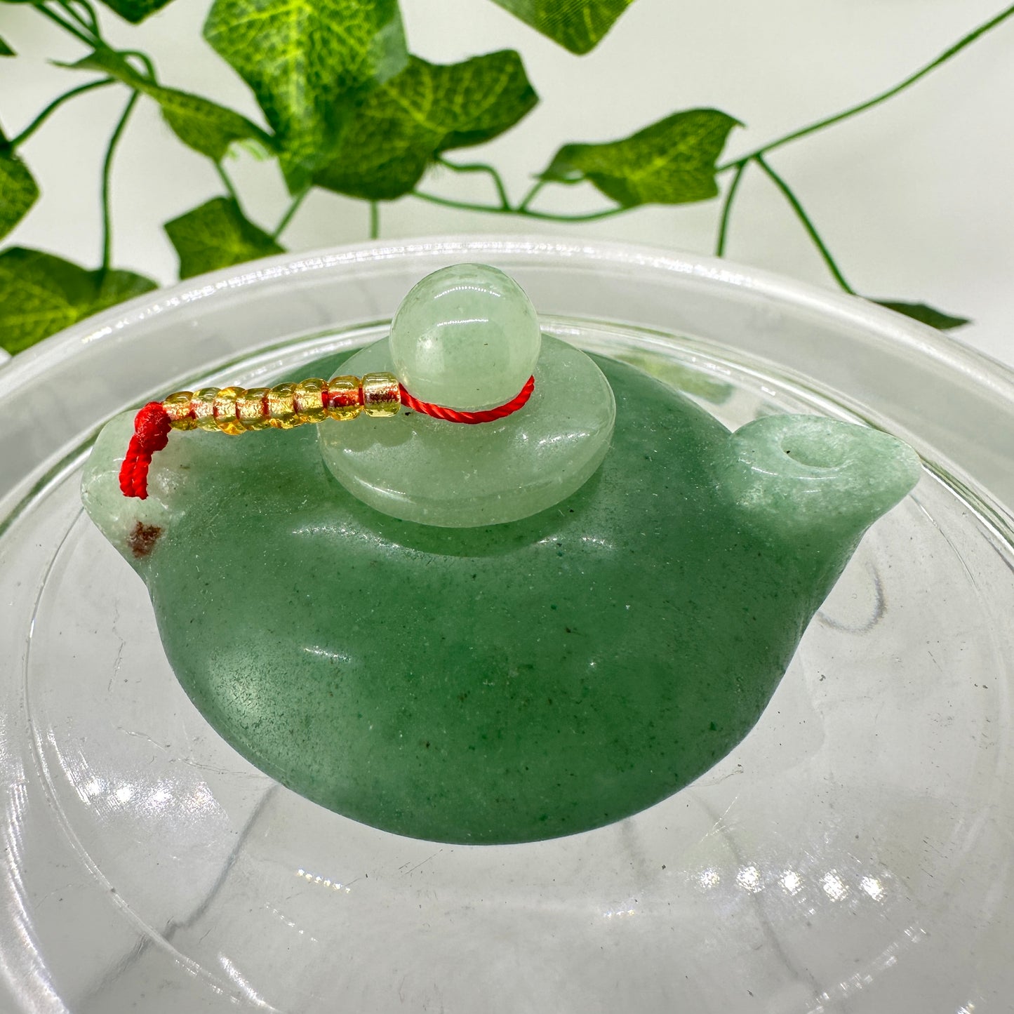 Green Aventurine Mini Tea Pot - Katie's Mystic Crystals