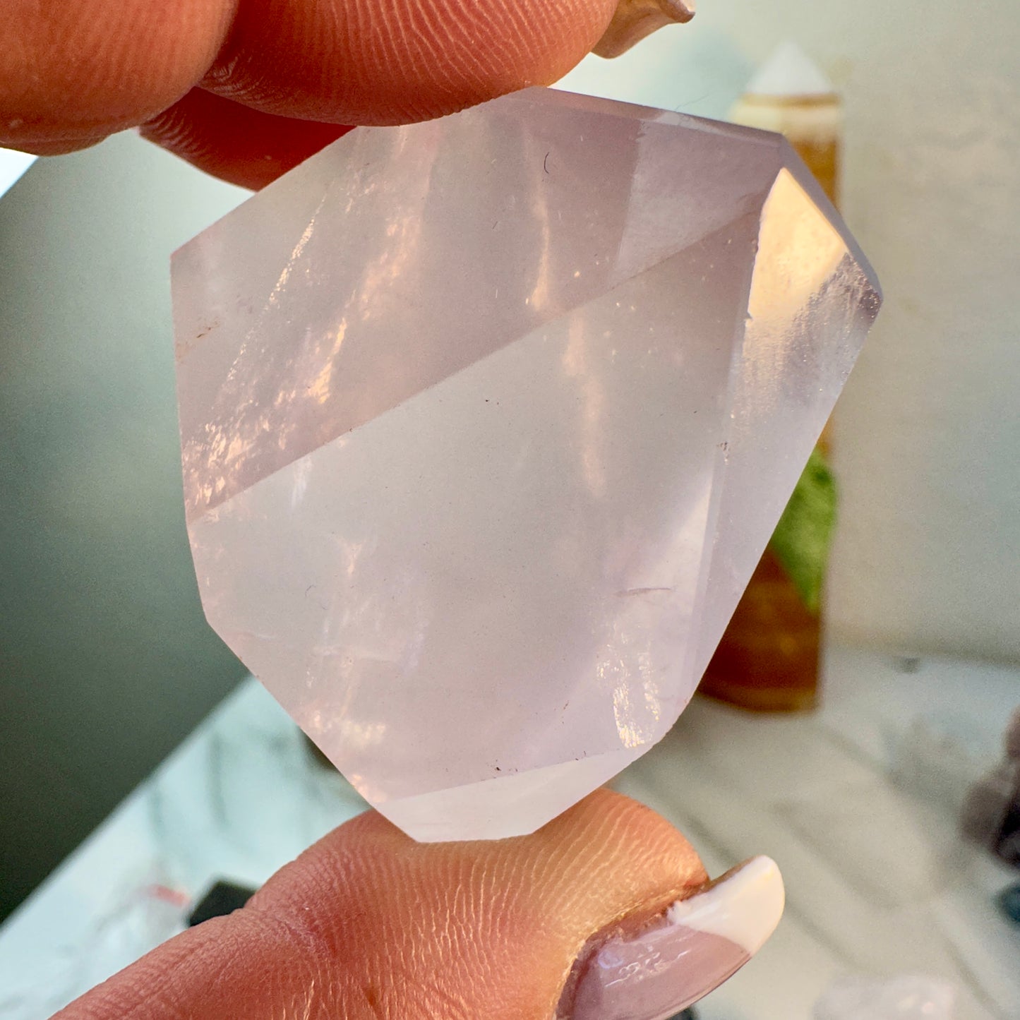 High-Quality Rose Quartz Gushers — 30–40 grams Each
Unconditional Love | Emotional Healing | Heart Awakening