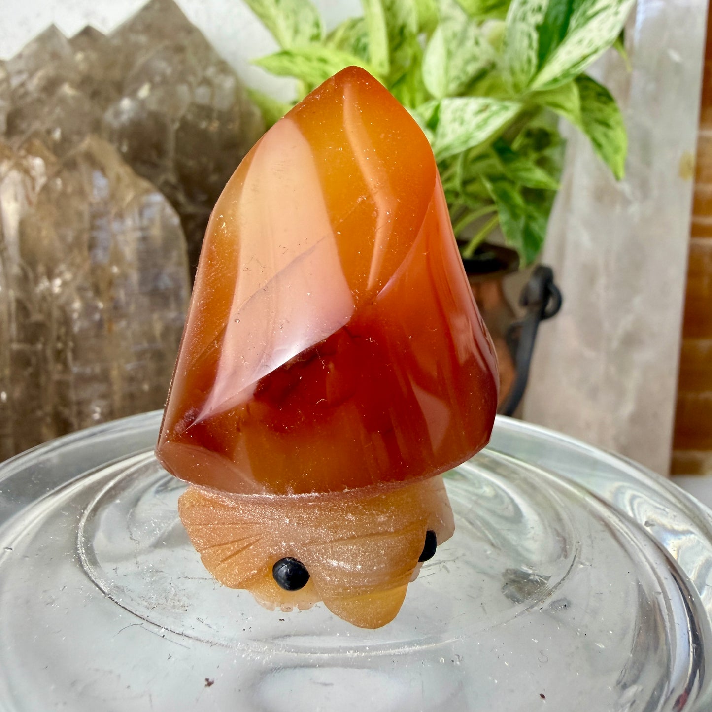 Intuitive Pick Carnelian Elephant Flame