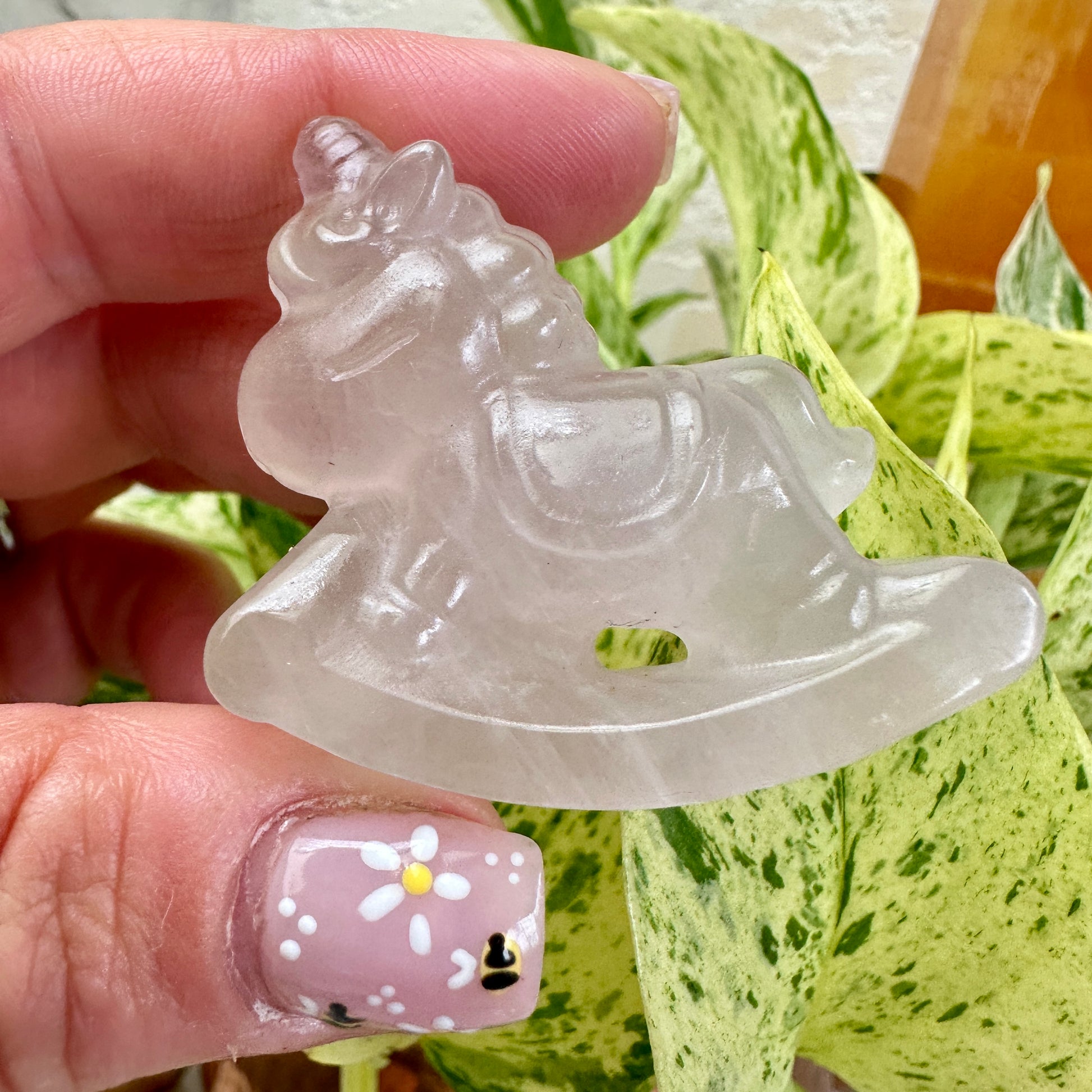 Mini Crystal Unicorn Rocker - 1.6 inch - Katie's Mystic Crystals