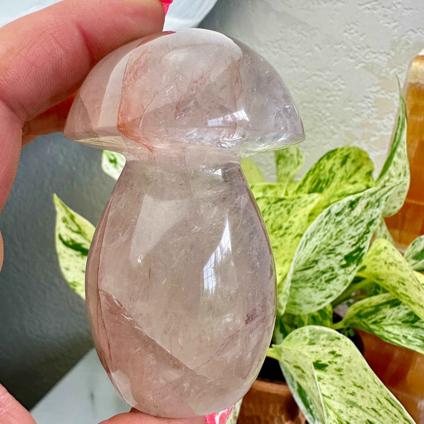 Fire Quartz Mushrooms - Katie's Mystic Crystals