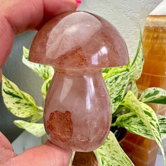 Fire Quartz Mushrooms