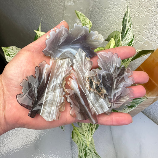 Agate Leaves - You Chose - Katie's Mystic Crystals