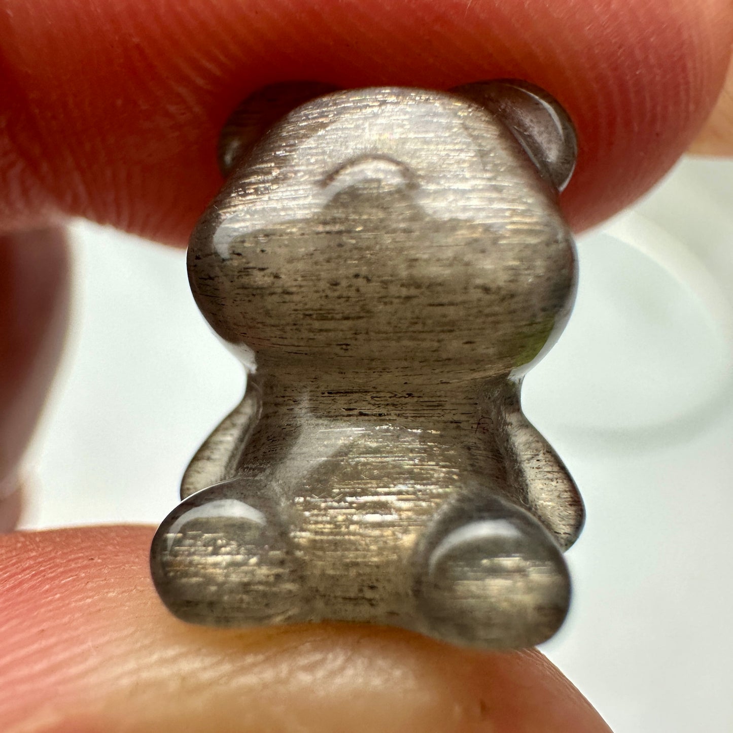 Tiny Sunstone Bears — 0.6” Micro Crystal Companions 🐻✨ (Intuitive Pick)
